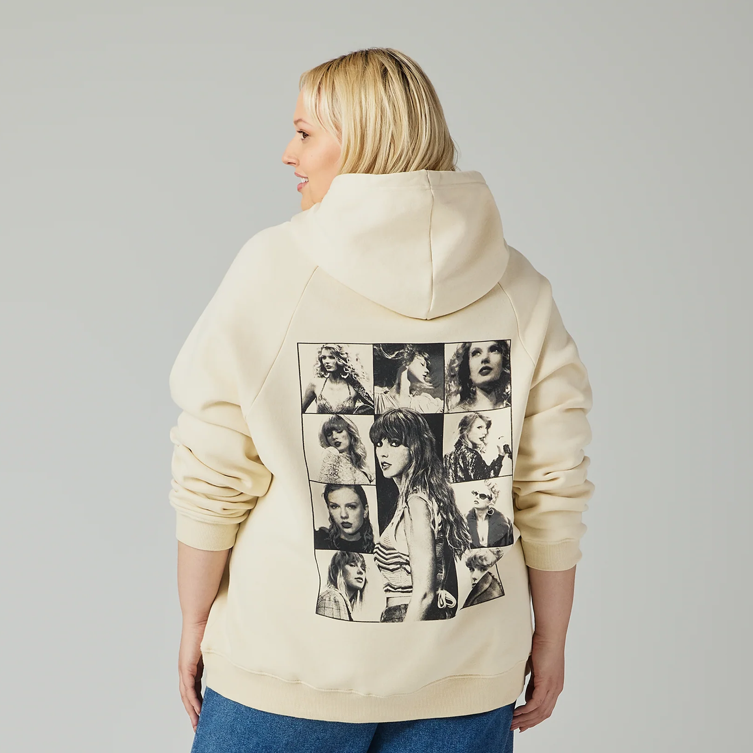Taylor Swift The Eras Tour I Beige Hoodie Taylor Swift The Eras Tour I Beige Hoodie