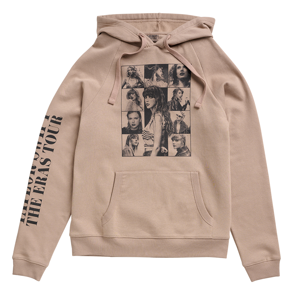 Taylor Swift The Eras deals Tour Taupe Hoodie Sweatshirt New XL