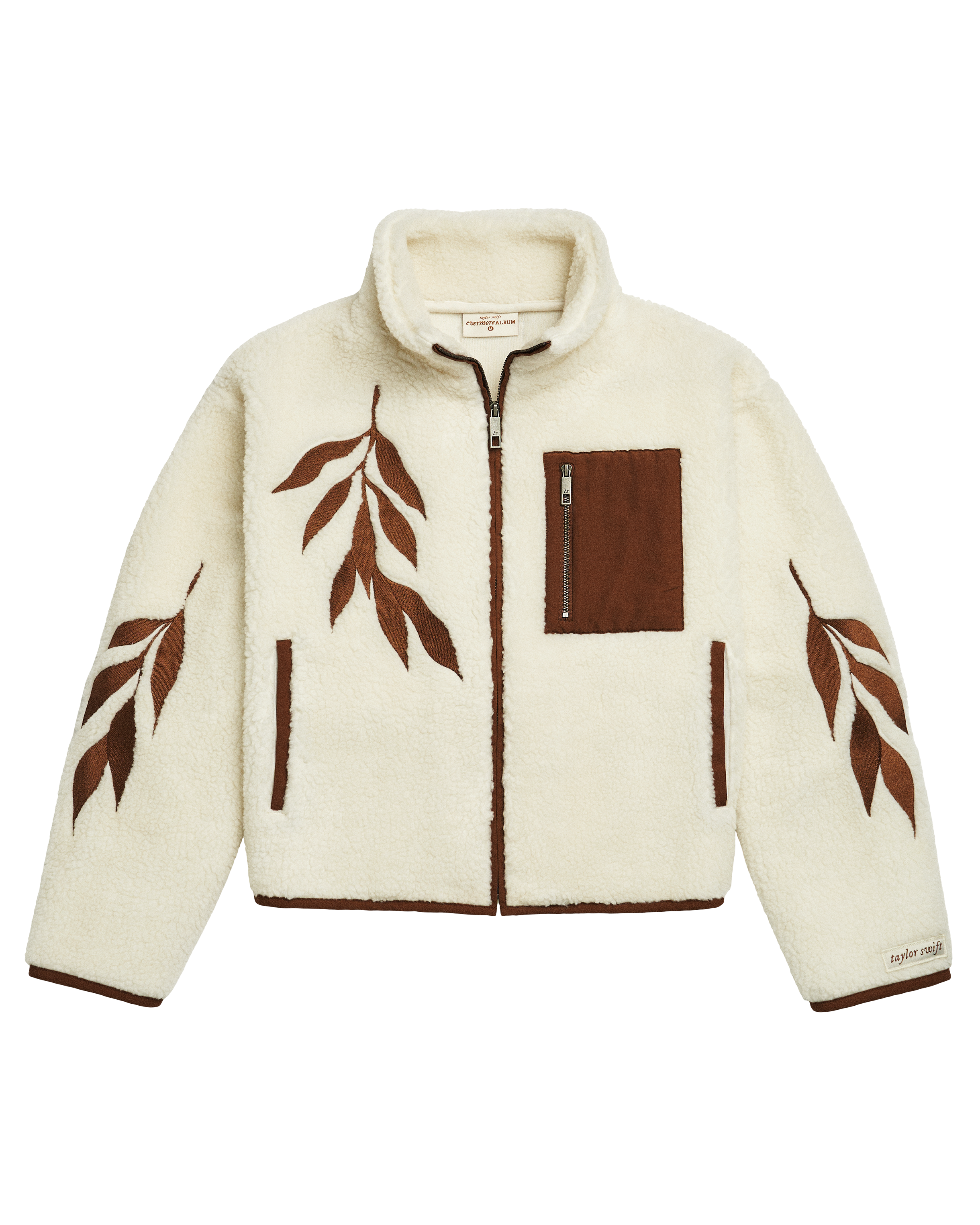 Life is a Willow Zip Up Sherpa Fleece Jacket