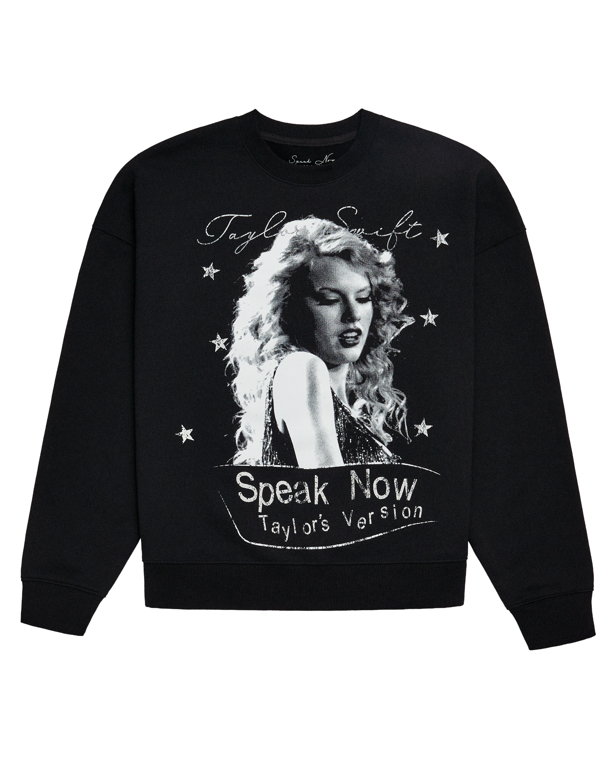 Speak Now (Taylor's Version) Black Crewneck Sweatshirt