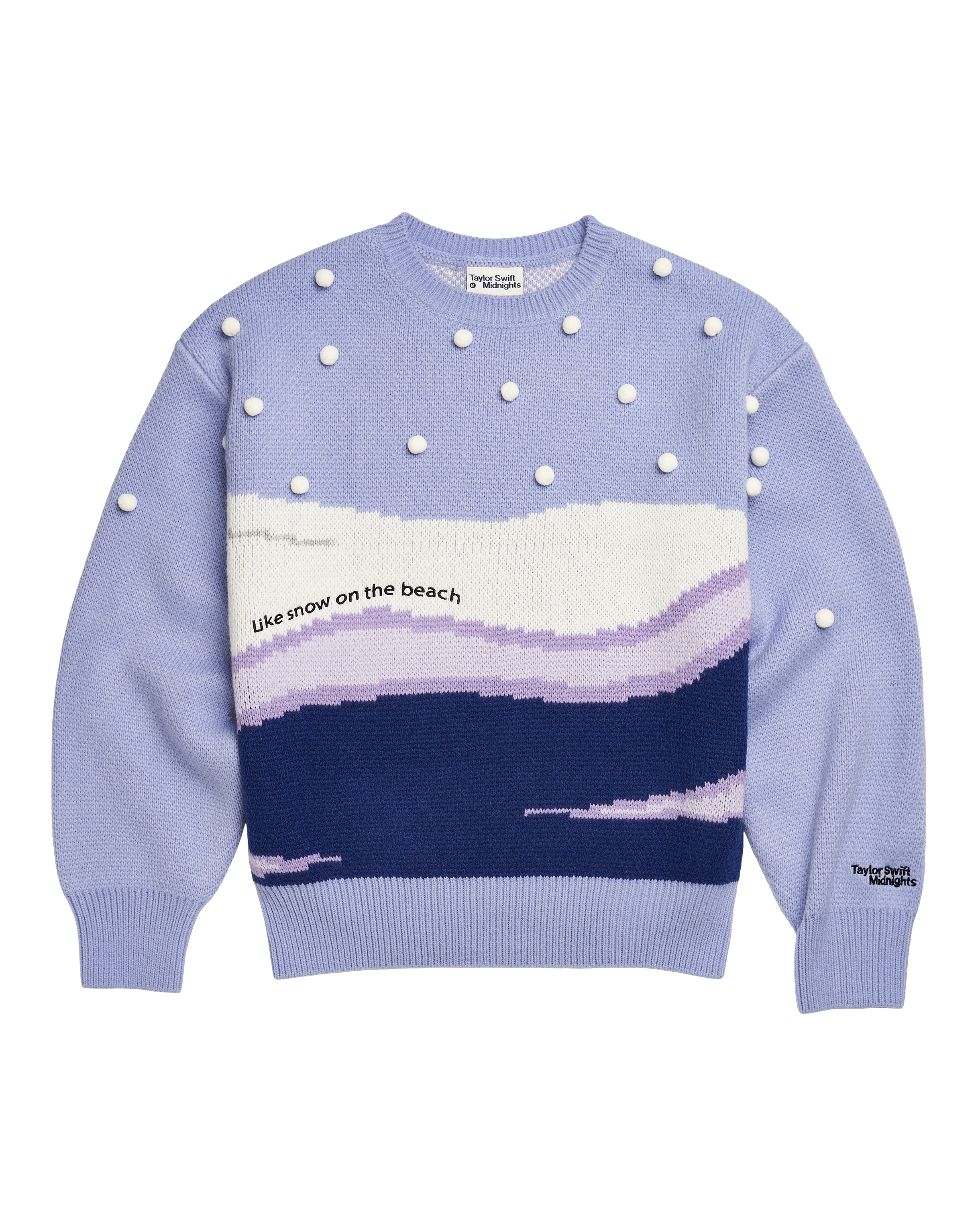 Like Snow On The Beach Sweater