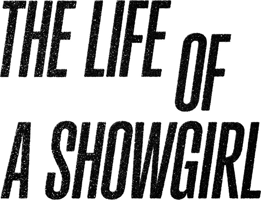 Taylor Swift The Life Of A Showgirl Trademark Schwarz Glitter Logo