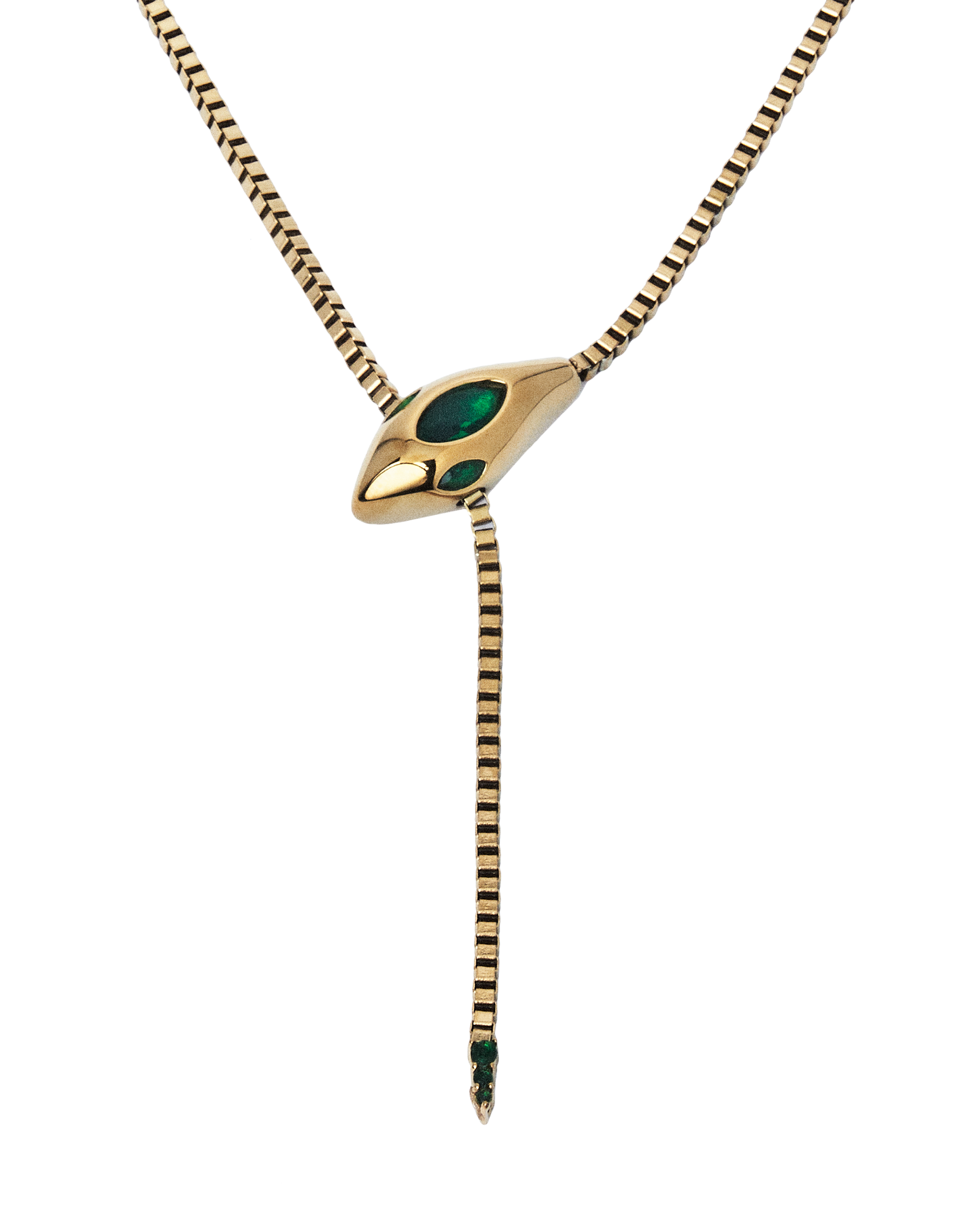 All I Think About Is Karma Snake Necklace