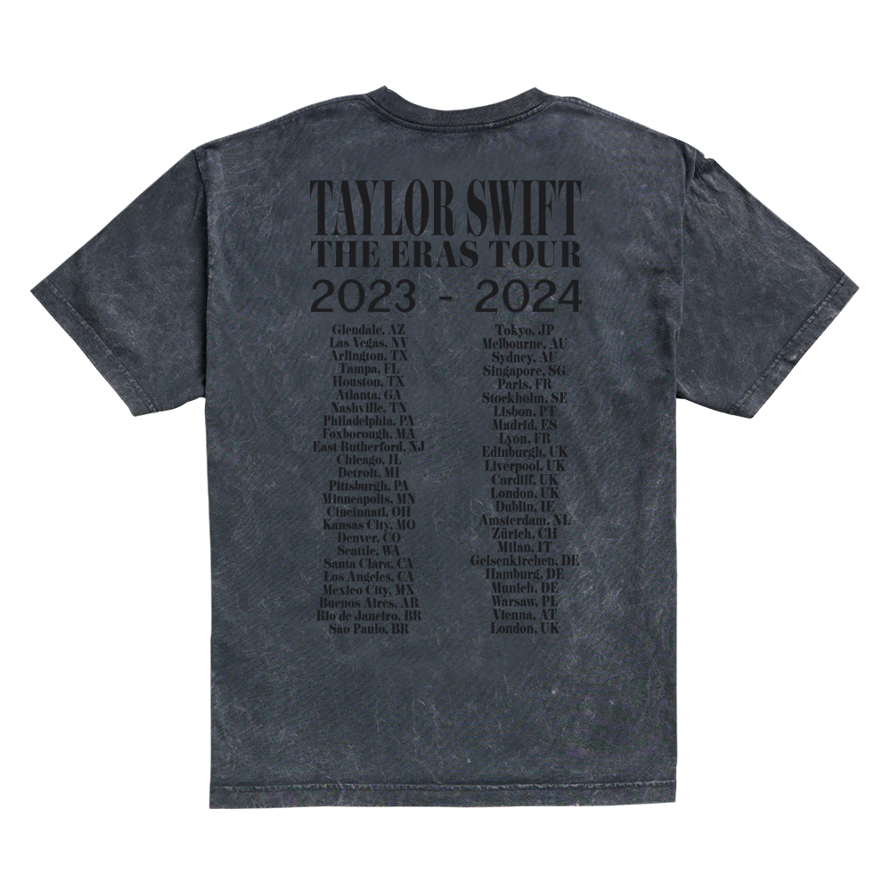 Taylor Swift The Eras International Tour Gray T-Shirt - Taylor Swift