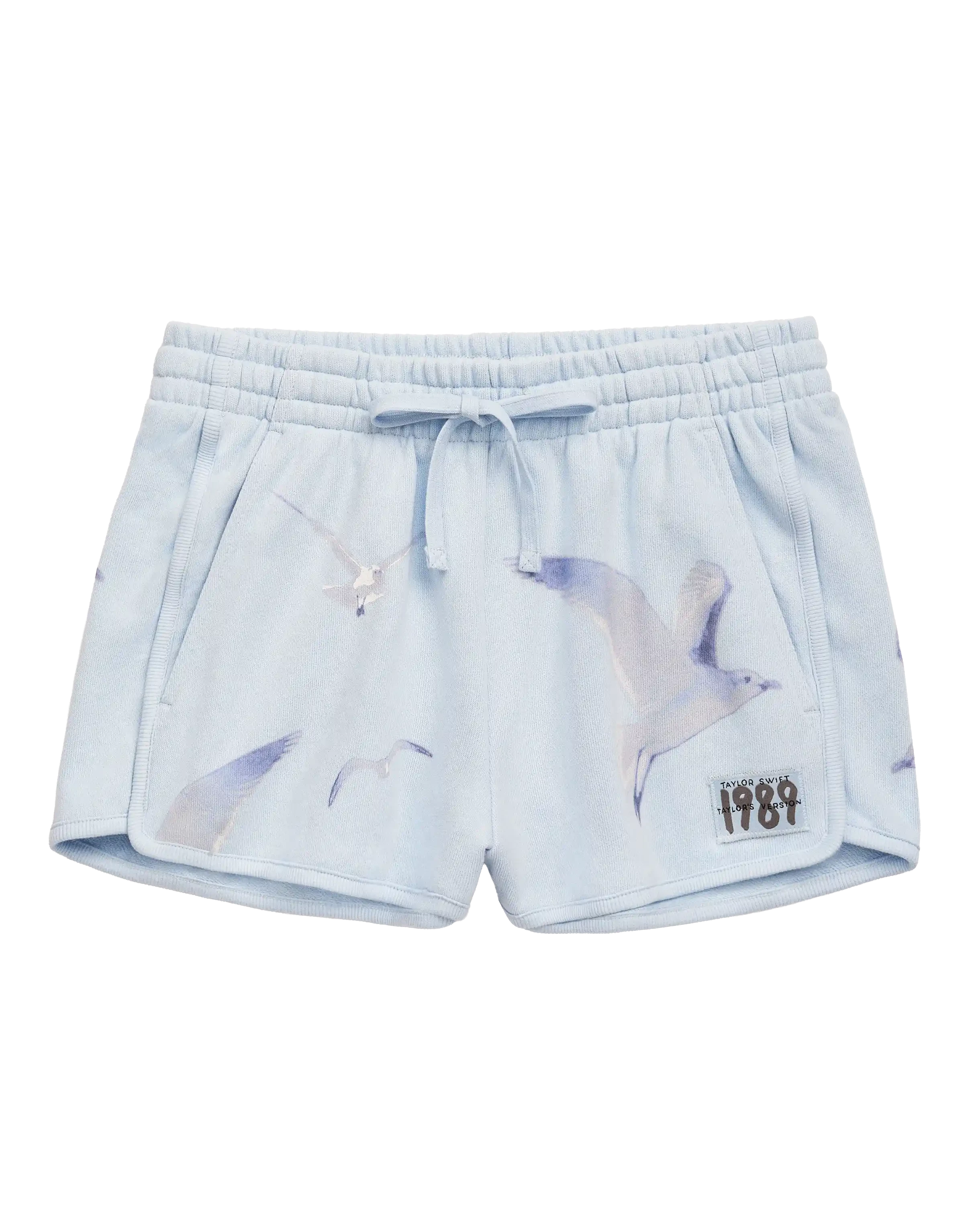 Taylor Swift 1989 Blue Seagull Sweat Short Shorts 450146