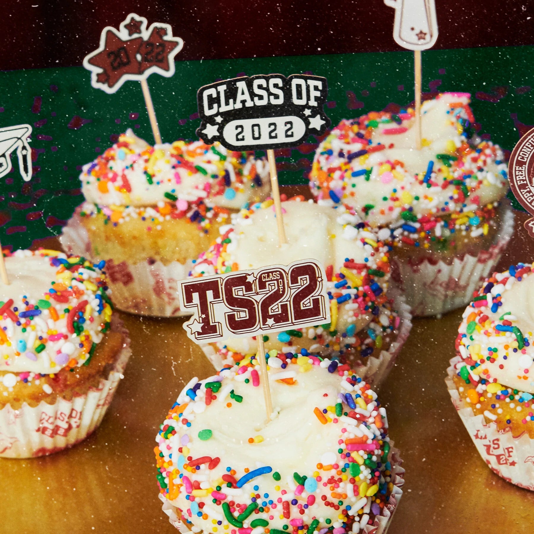 Taylor Swift Class of 2022 Cupcake Set Heimdeko 181386