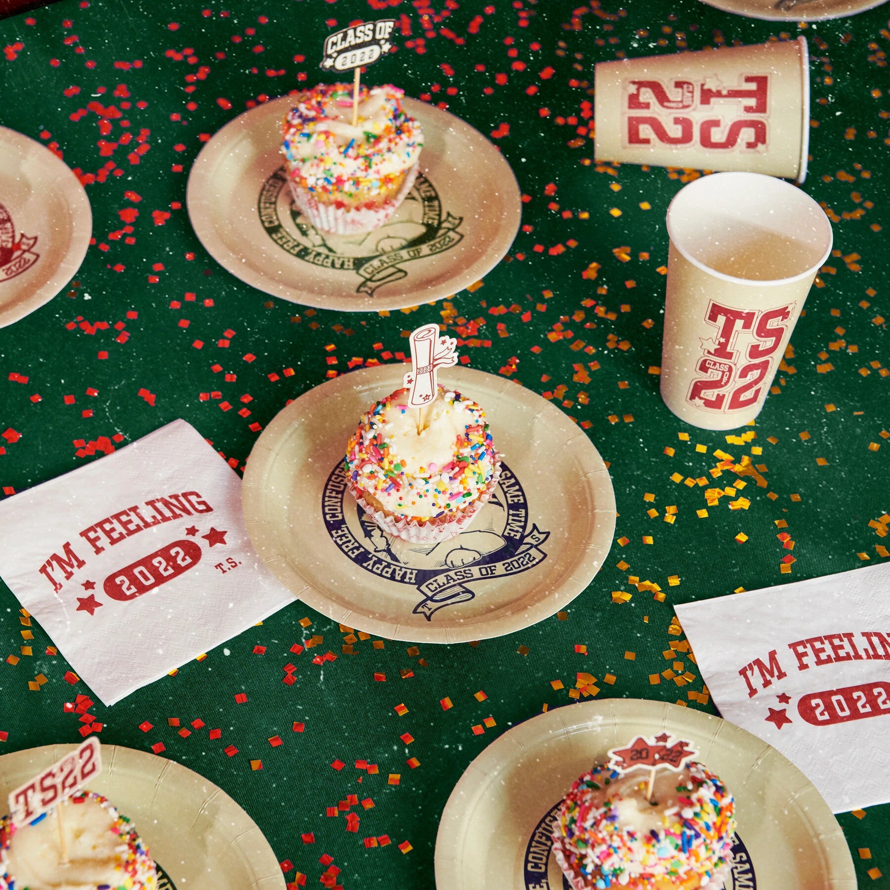Taylor Swift Class of 2022 Cupcake Set Heimdeko 181442