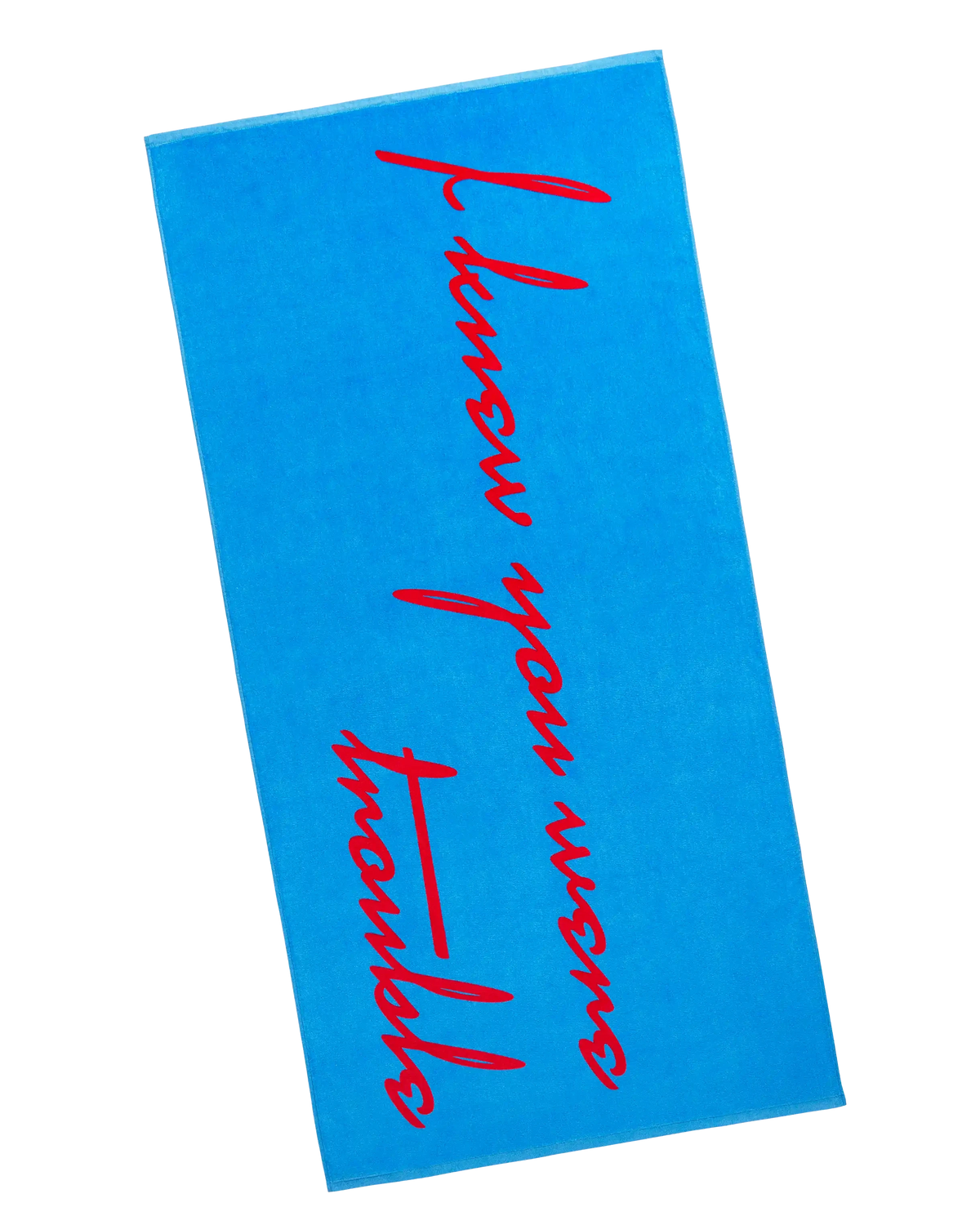 I Knew You Were Trouble Beach Towel – Taylor Swift