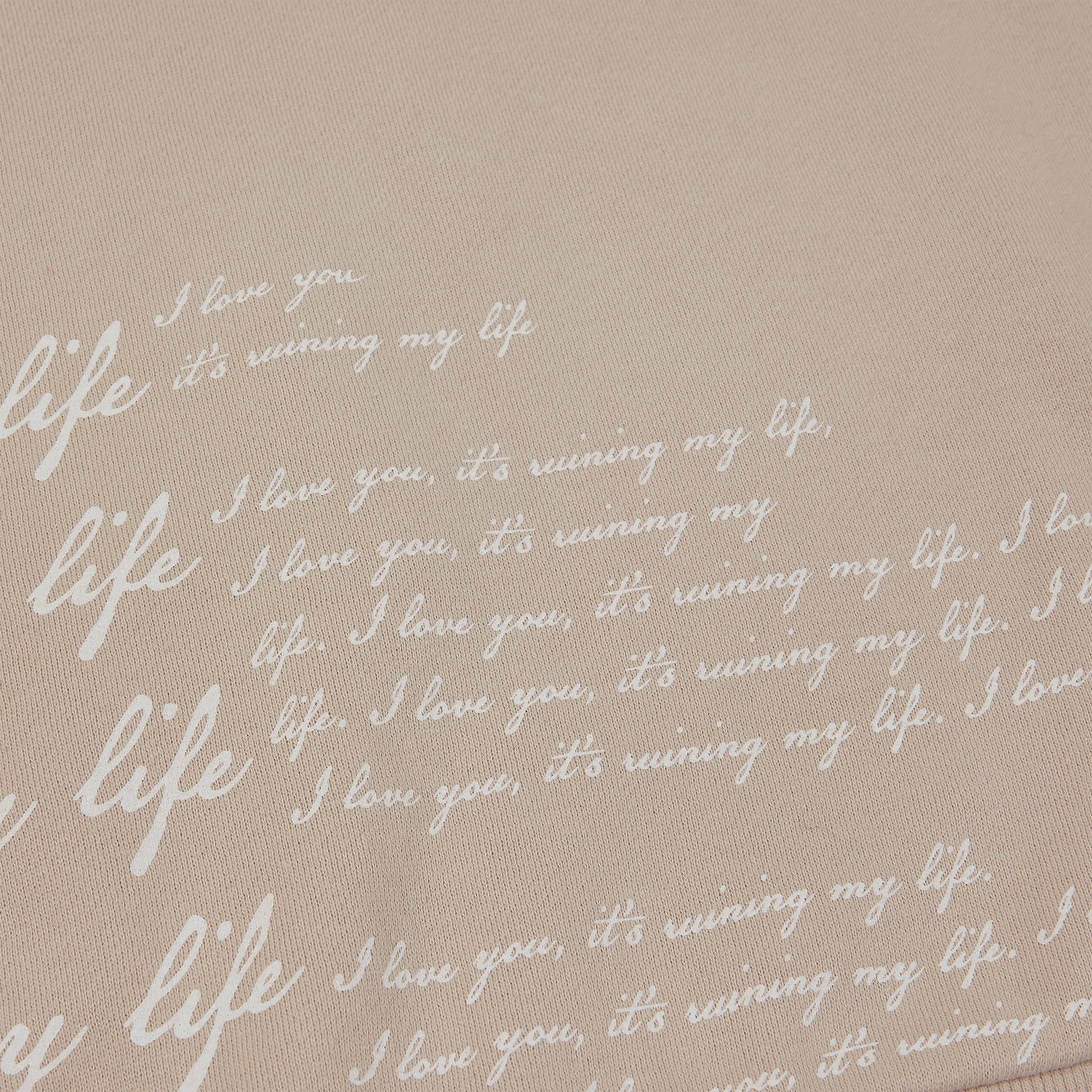 Taylor Swift I Love You It's Ruining My Life Boxy Cropped Crewneck Crewneck 389497