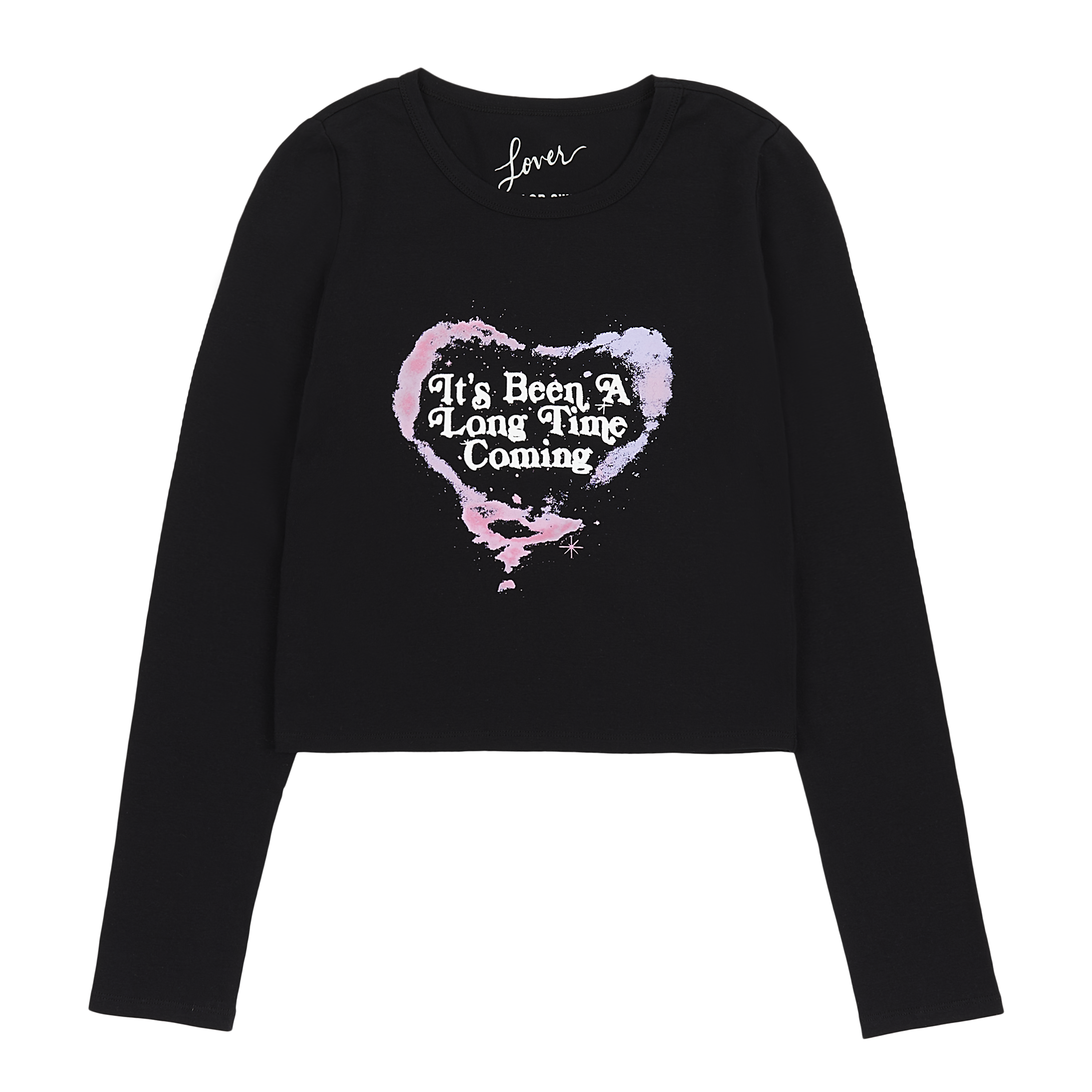 Taylor Swift It's Been A Long Time Coming Cropped Longsleeve T-Shirt Longsleeve T-Shirt 387655