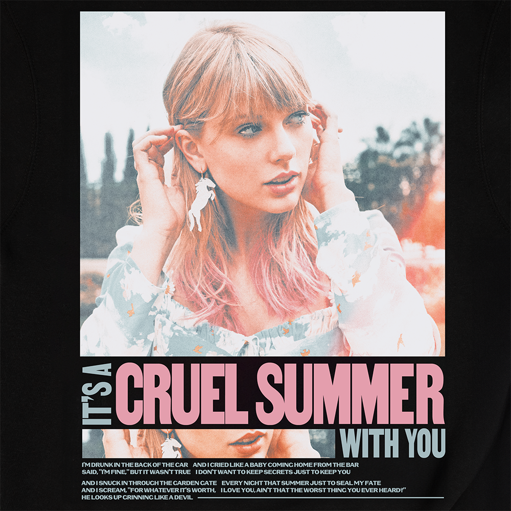 Taylor Swift It's a Cruel Summer with You Crewneck Crewnecks 362149