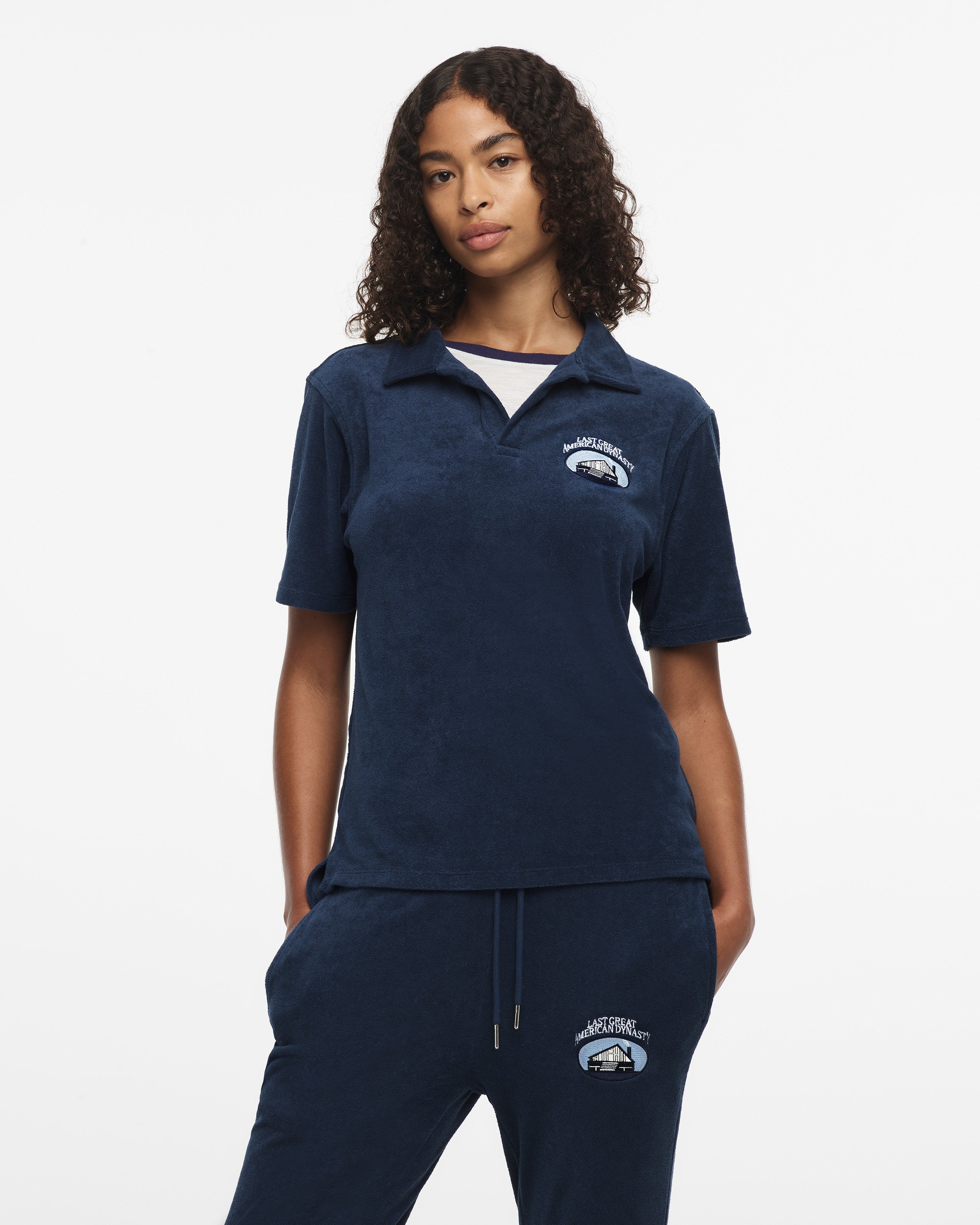 Taylor Swift Last Great American Dynasty Terry Cloth Polo Polo Shirt 411267