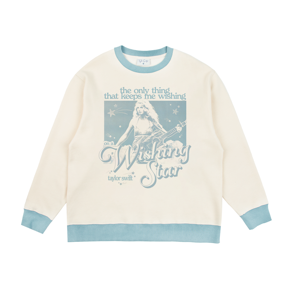 Taylor Swift On a Wishing Star Crewneck Crewnecks 386656