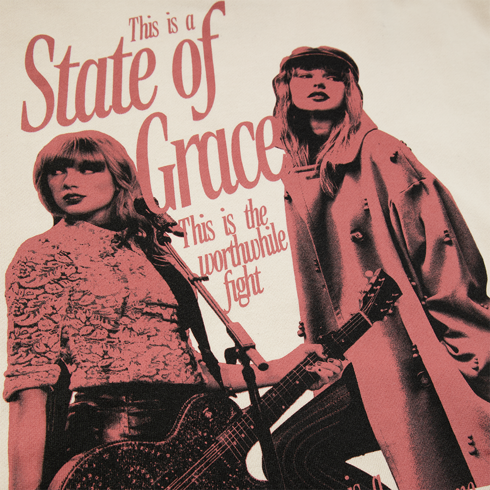 Taylor Swift Red (Taylor's Version) State of Grace  Hoodie 384803