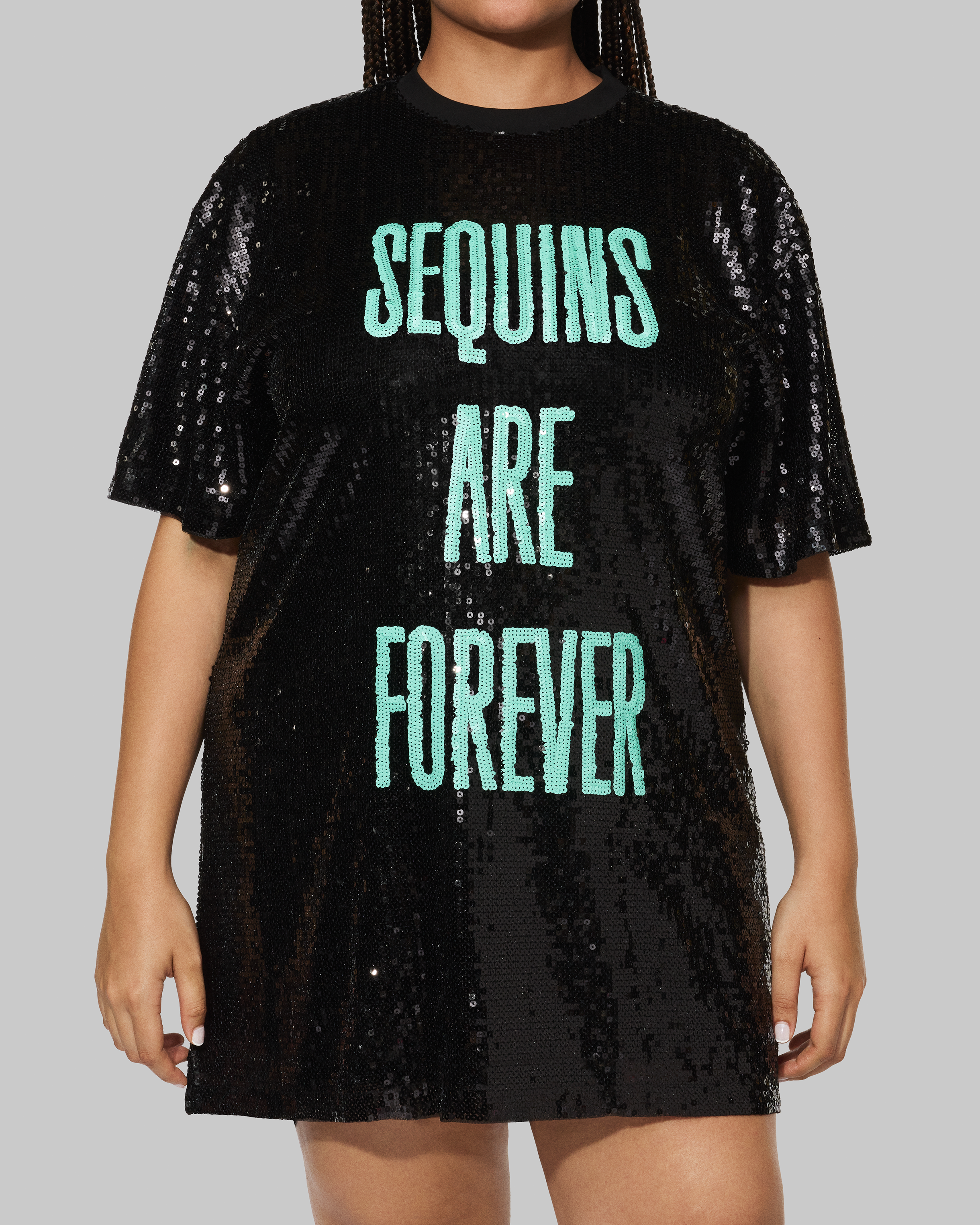 Sequins Are Forever T-Shirt Dress Sequins Are Forever T-Shirt Dress