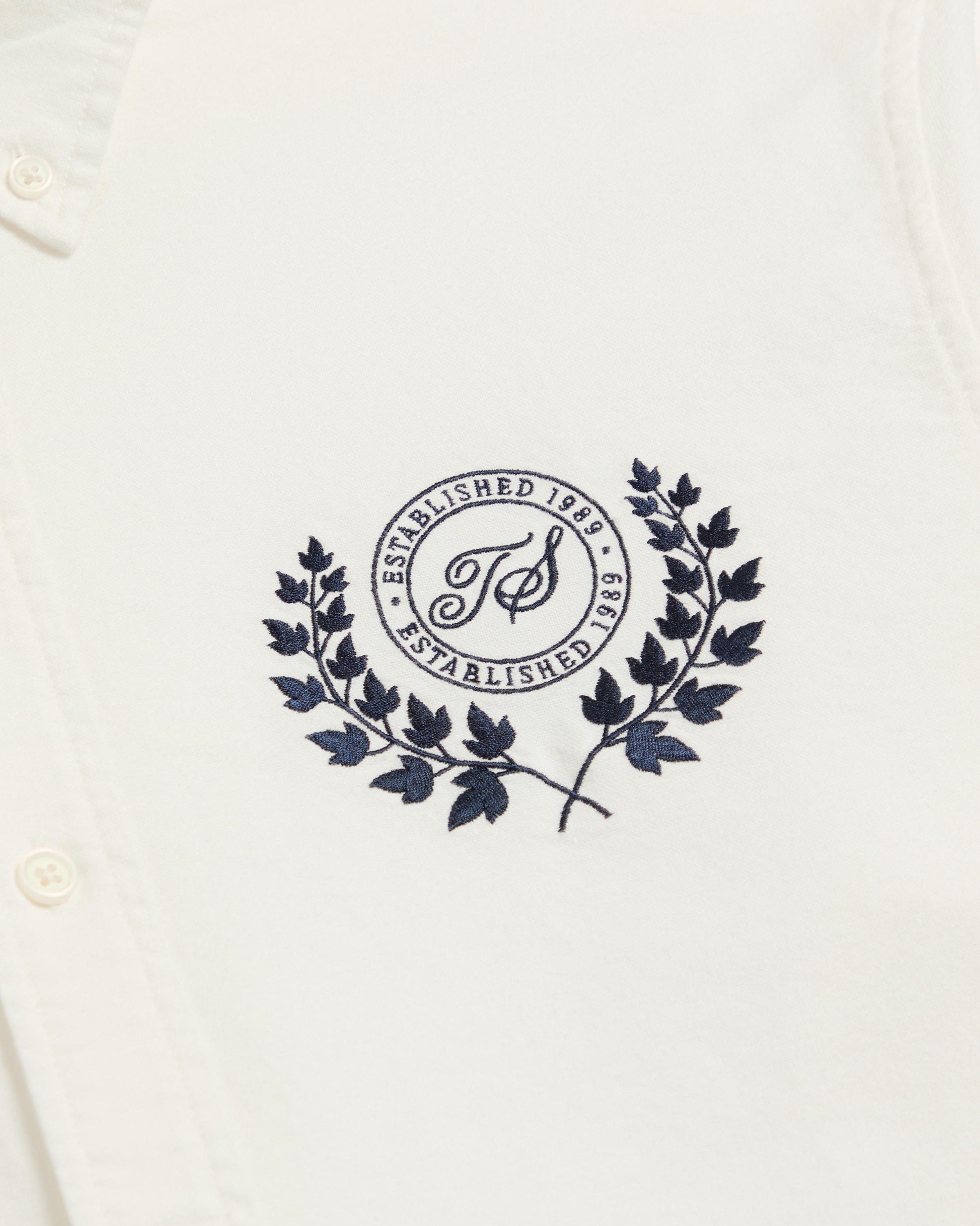 Taylor Swift TS Crest White Oxford Shirt T-Shirt 411161