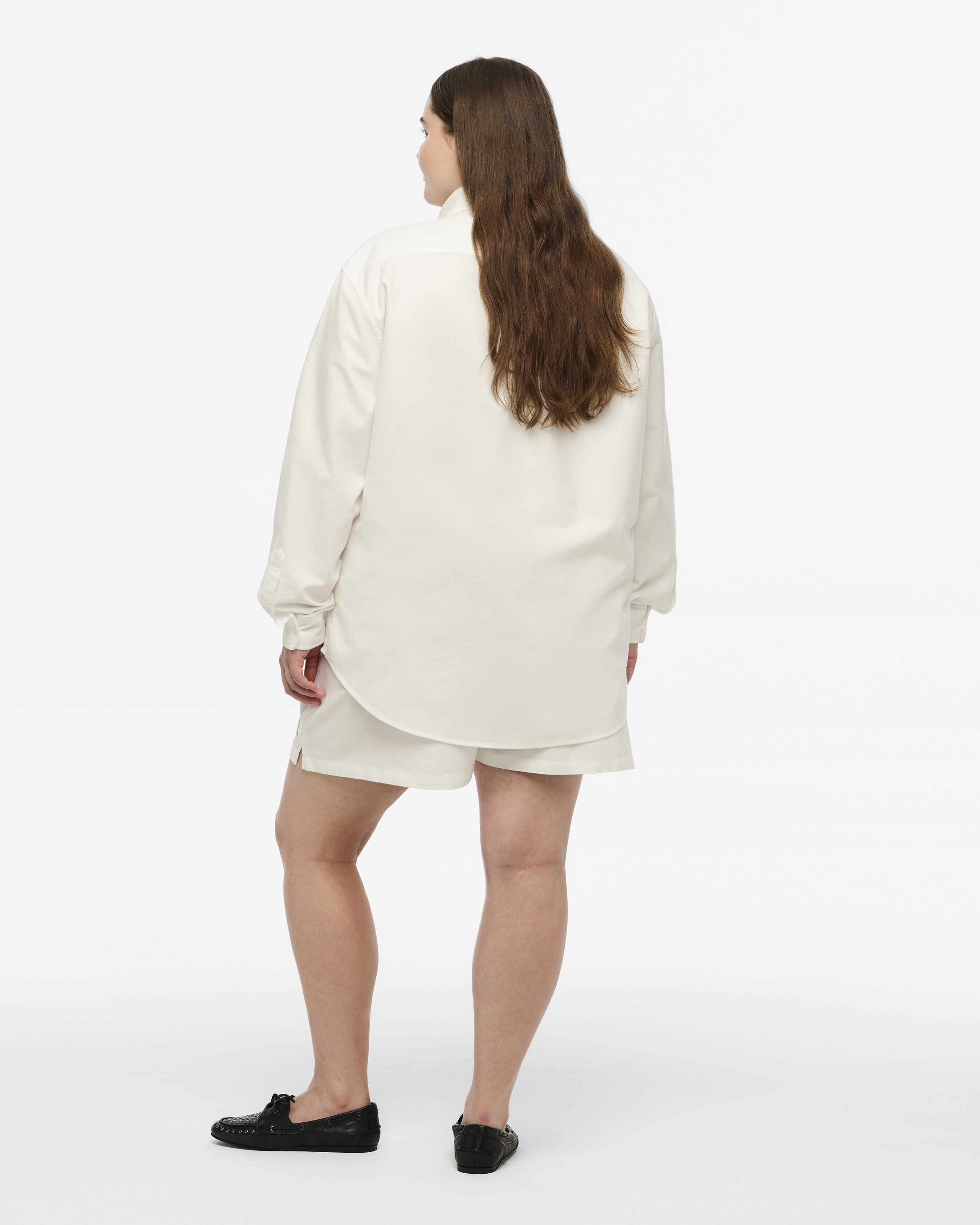 Taylor Swift TS Crest White Oxford Shorts Shorts 411203