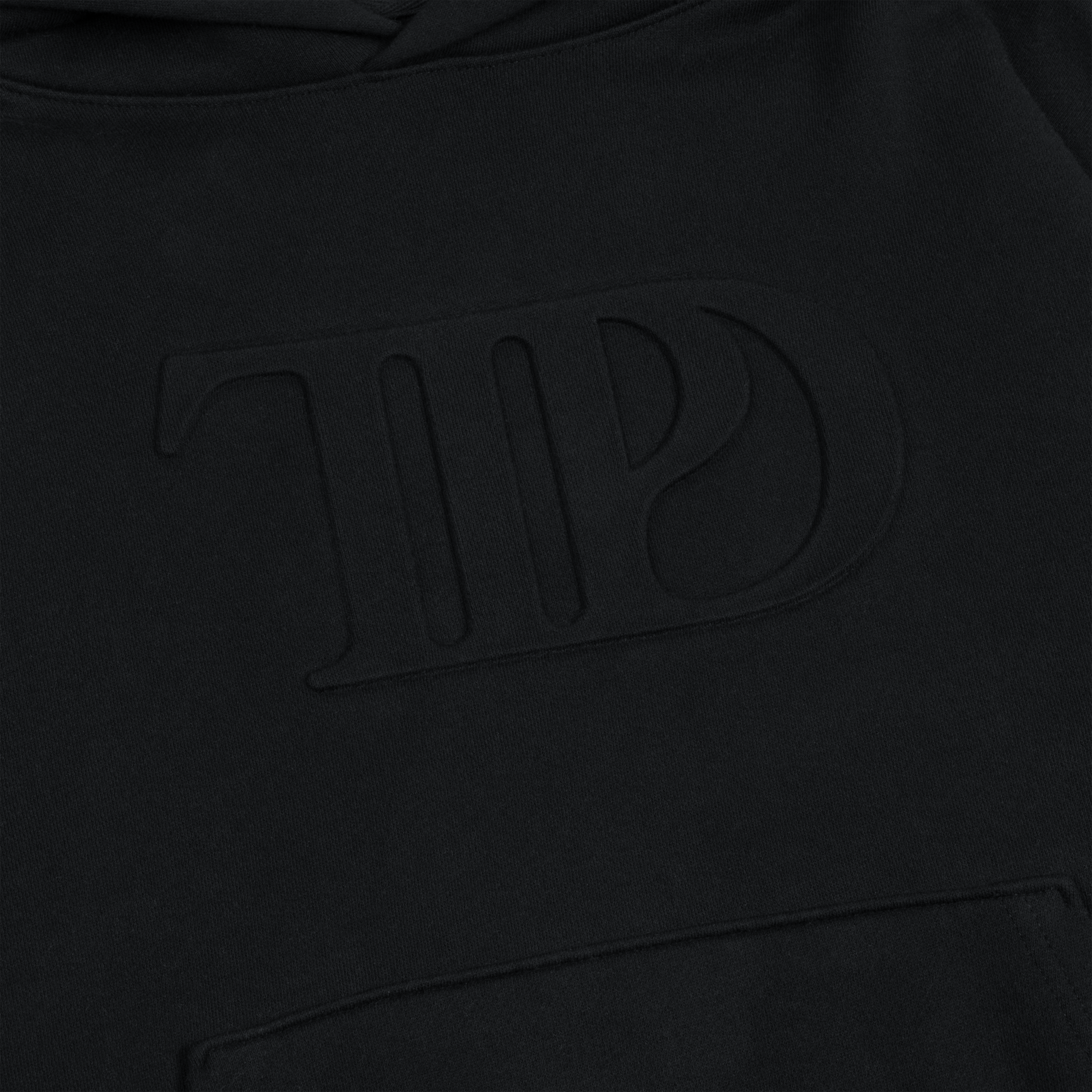 Taylor Swift TTPD Black Embossed Hoodie Hoodies 381871