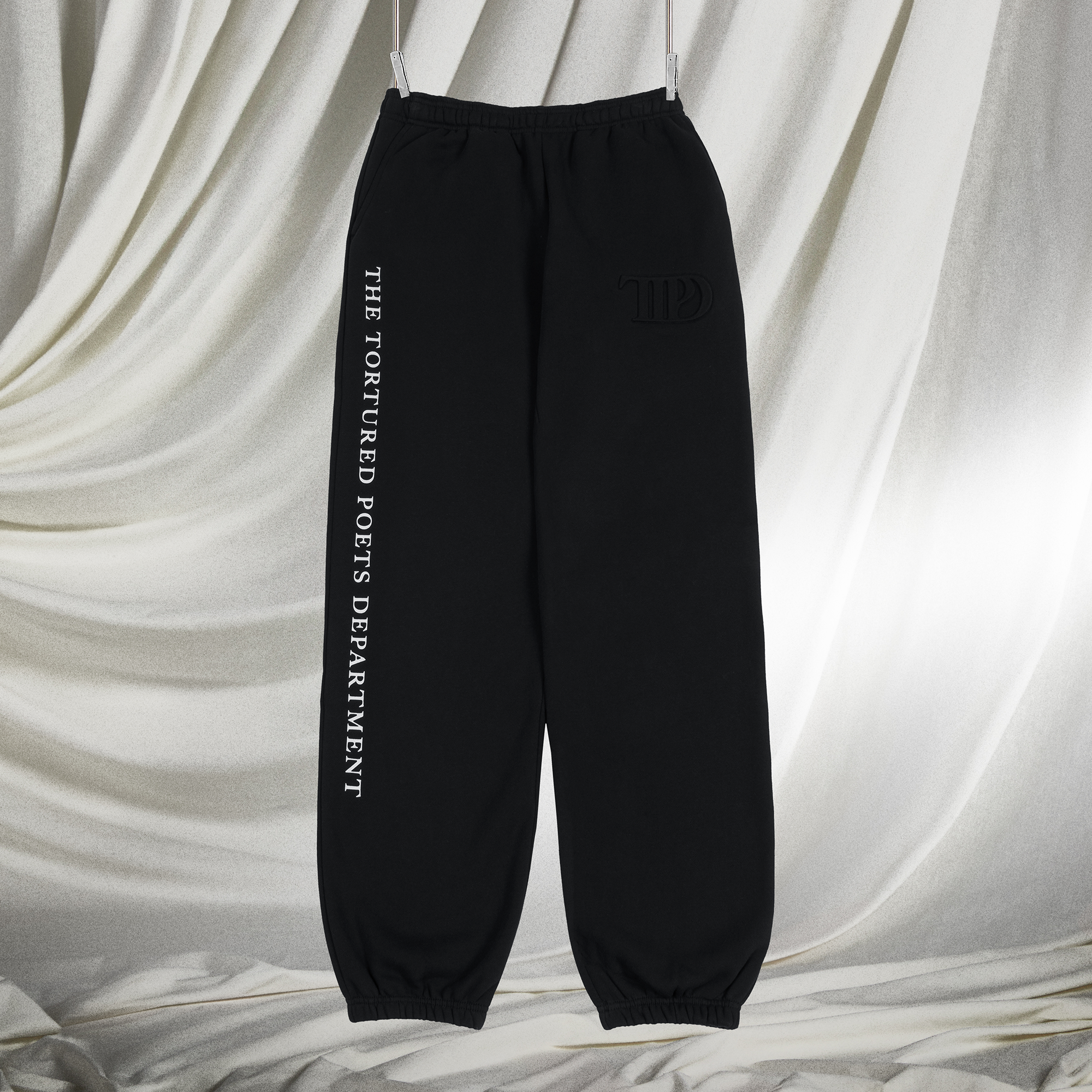 Taylor Swift TTPD Black Embossed Sweatpants Sweathosen 381874