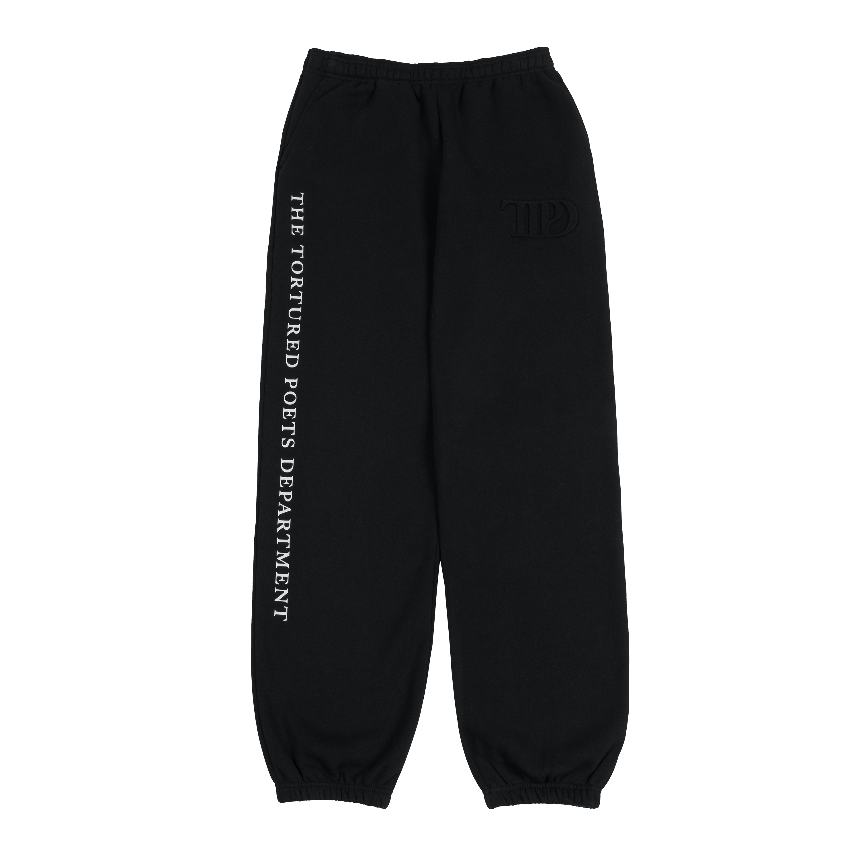 Taylor Swift TTPD Black Embossed Sweatpants Sweathosen 381880