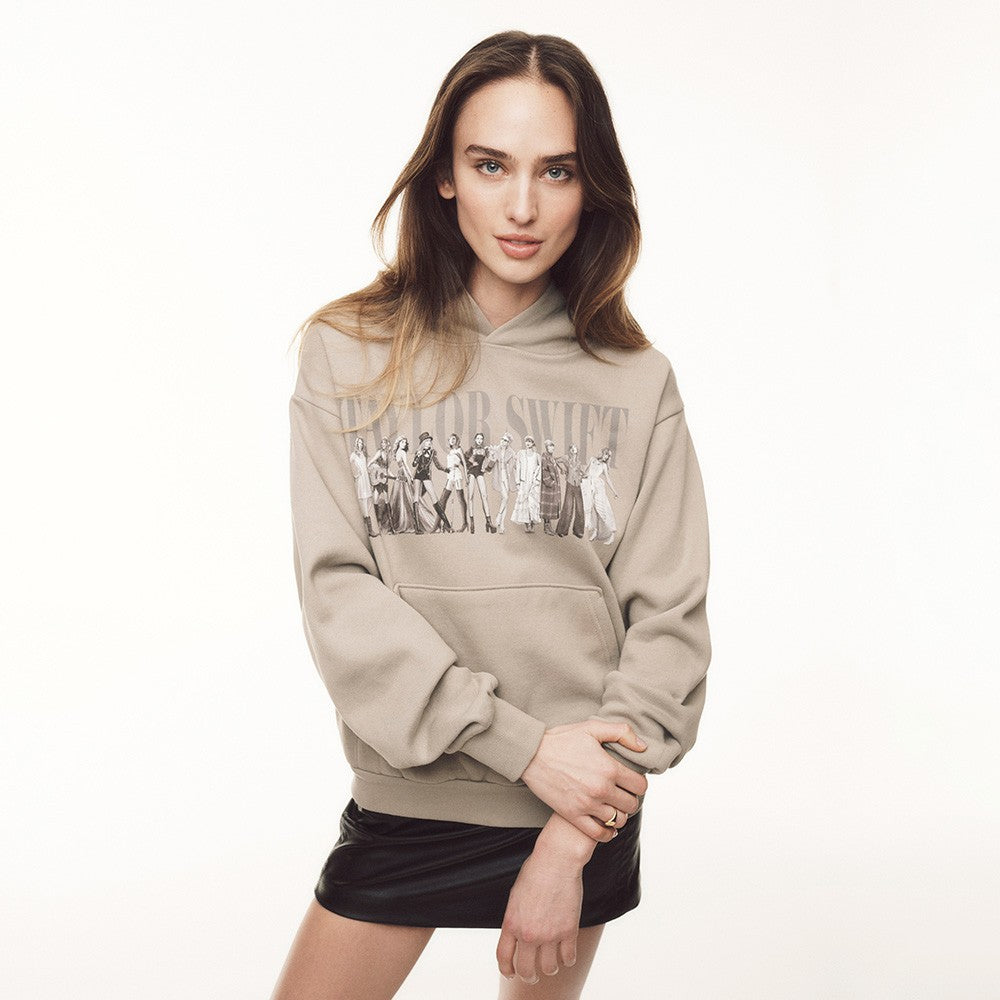 Taylor Swift TTPD Eras Beige Hoodie Hoodies 406666