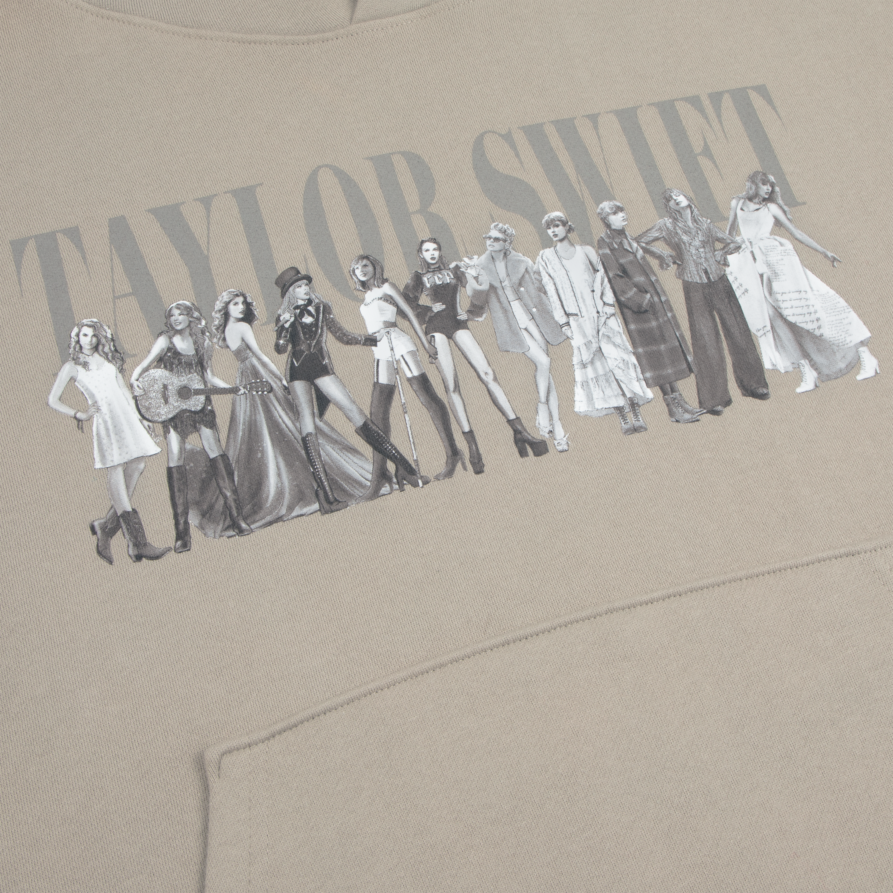 Taylor Swift TTPD Eras Beige Hoodie Hoodies 406693