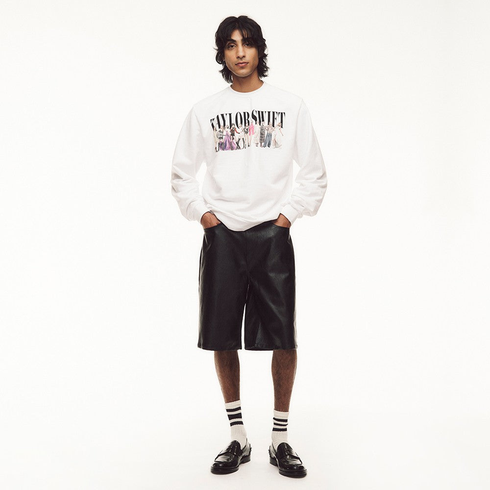 Taylor Swift TTPD Eras White Crewneck Crewneck 406651