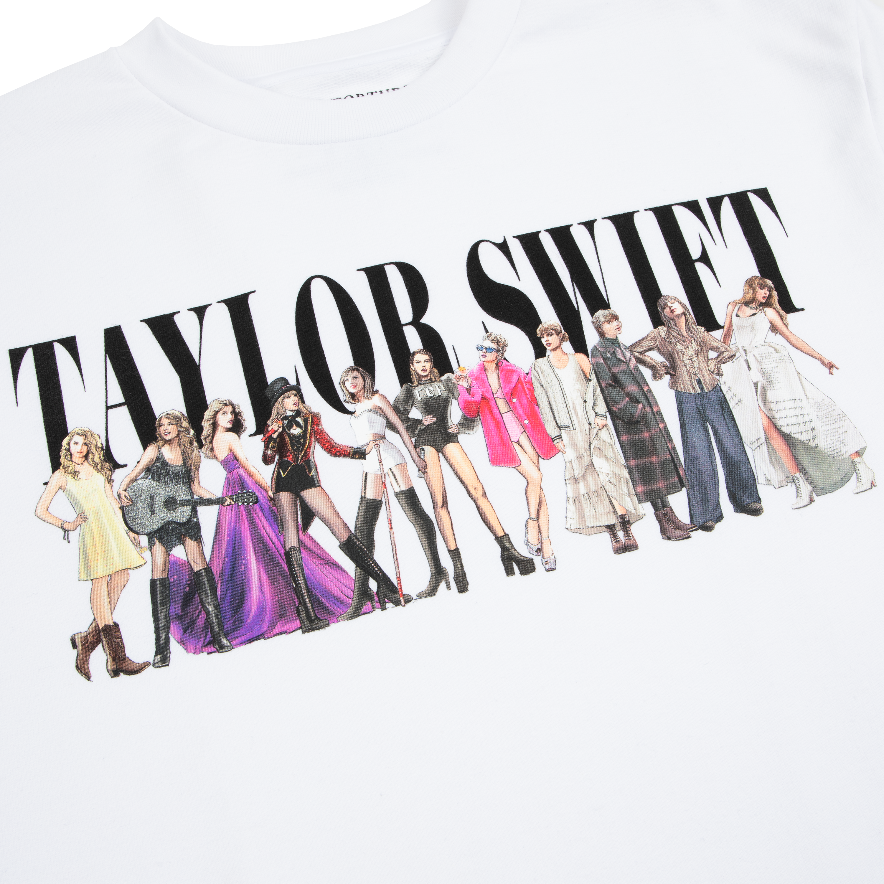 Taylor Swift TTPD Eras White Crewneck Crewneck 406663