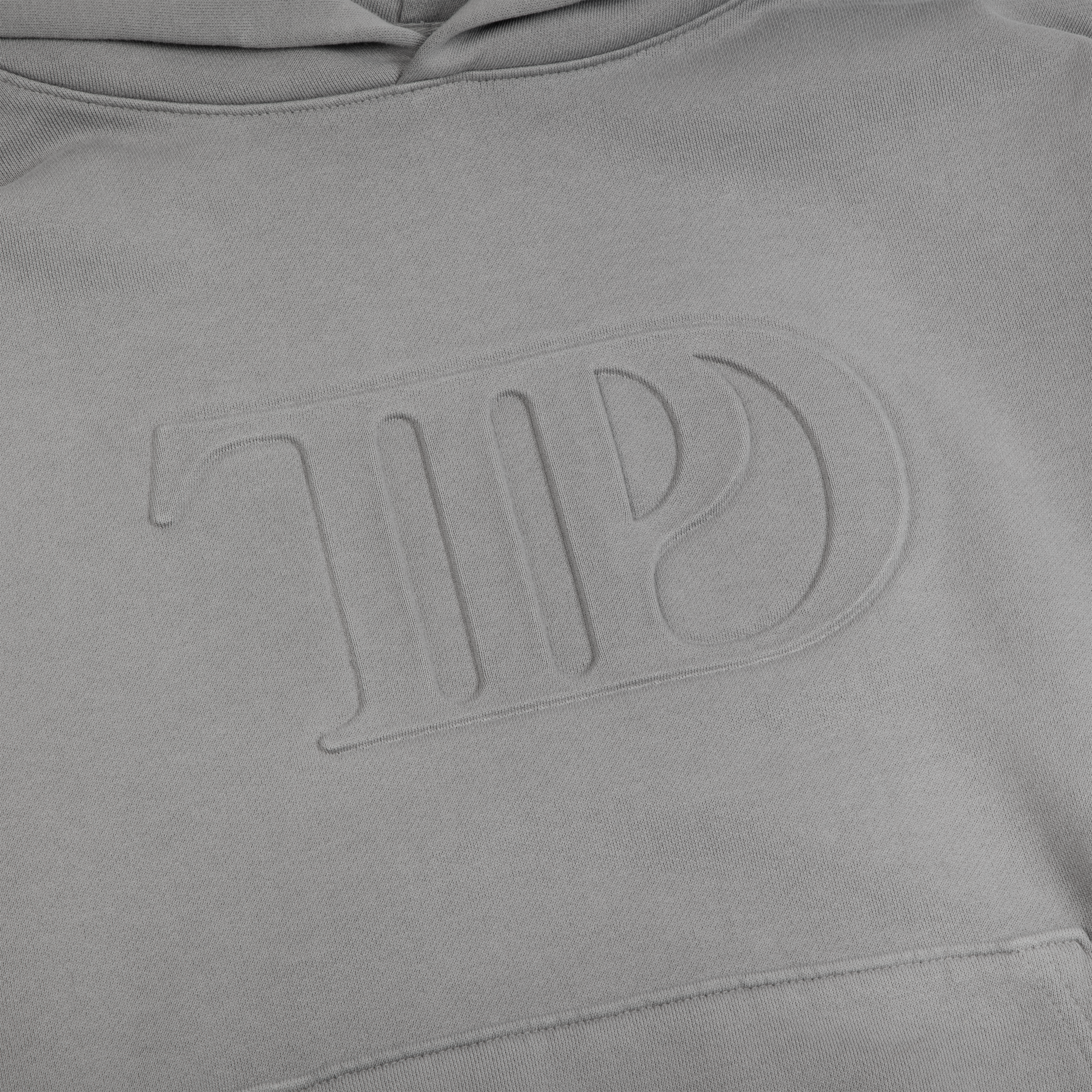 Taylor Swift TTPD Gray Embossed Hoodie Hoodies 381859