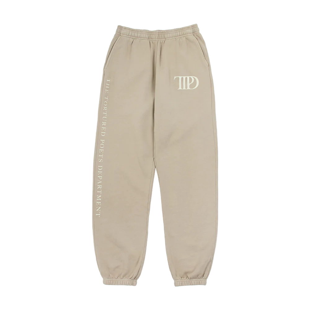 Taylor Swift TTPD Parchment Beige Sweatpants Sweathosen 356363