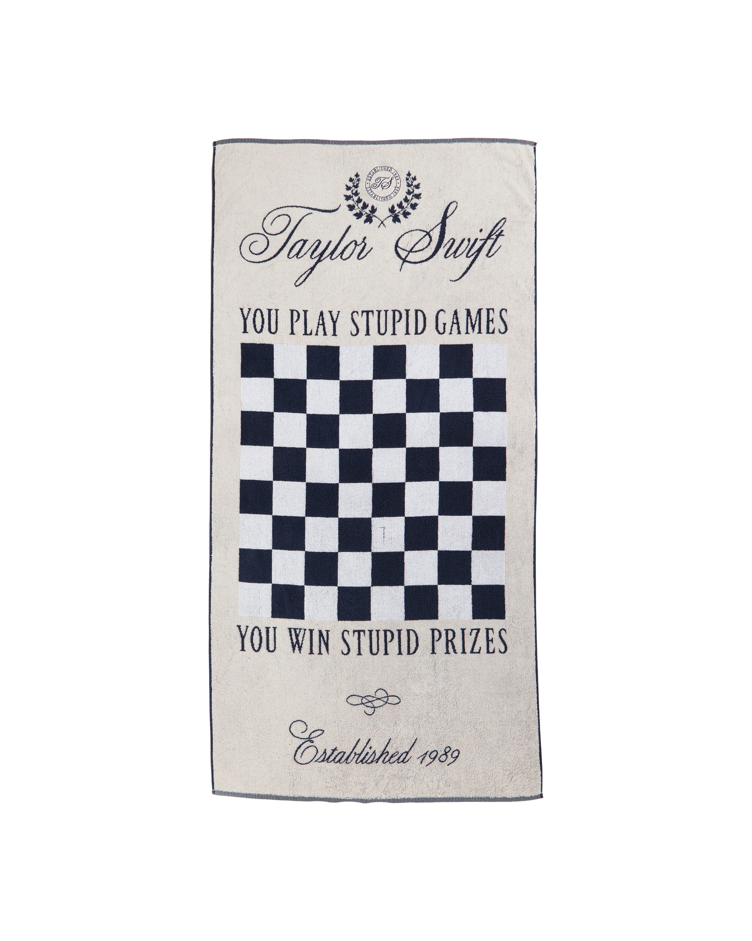 Taylor Swift Taylor Swift Checker Game Towel Handtuch 411309