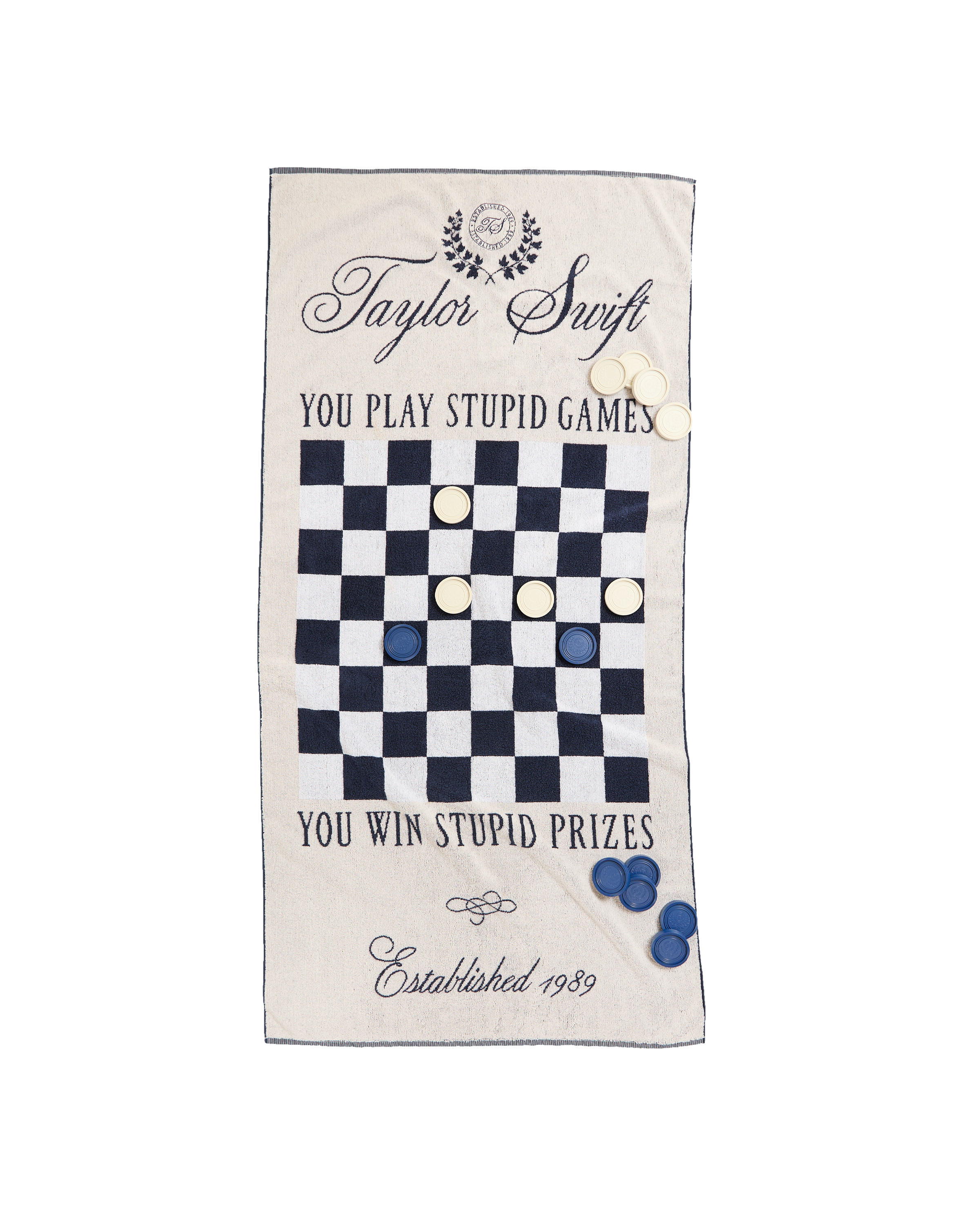 Taylor Swift Taylor Swift Checker Game Towel Handtuch 411311