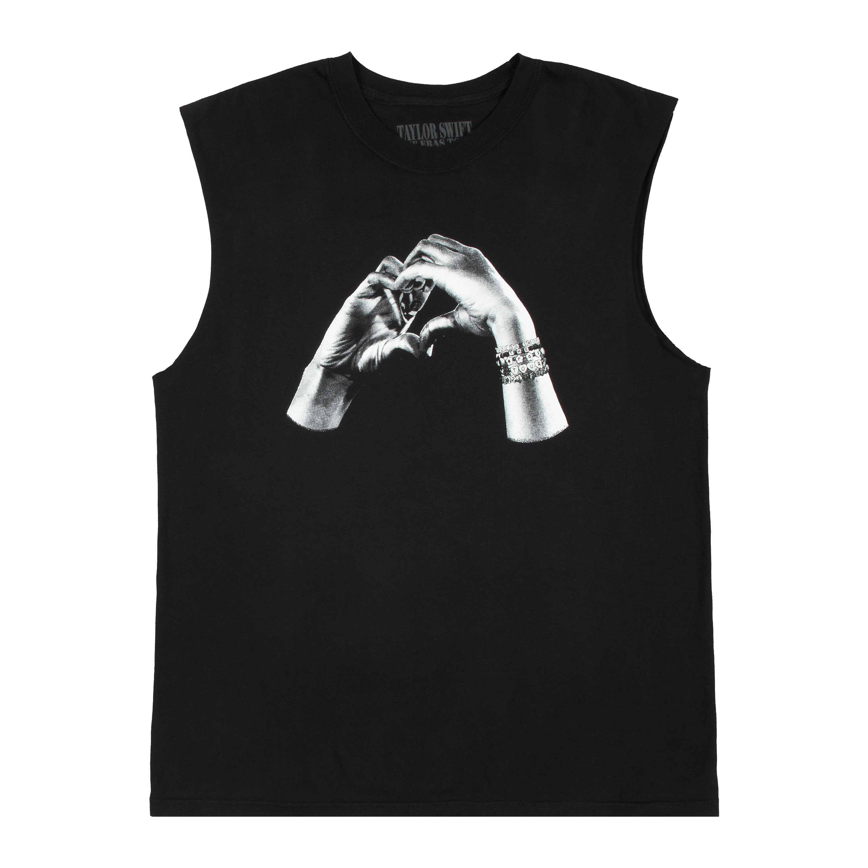 Taylor Swift Taylor Swift | The Eras Tour Heart Hands Oversized Muscle Tank Tank-Top 373214