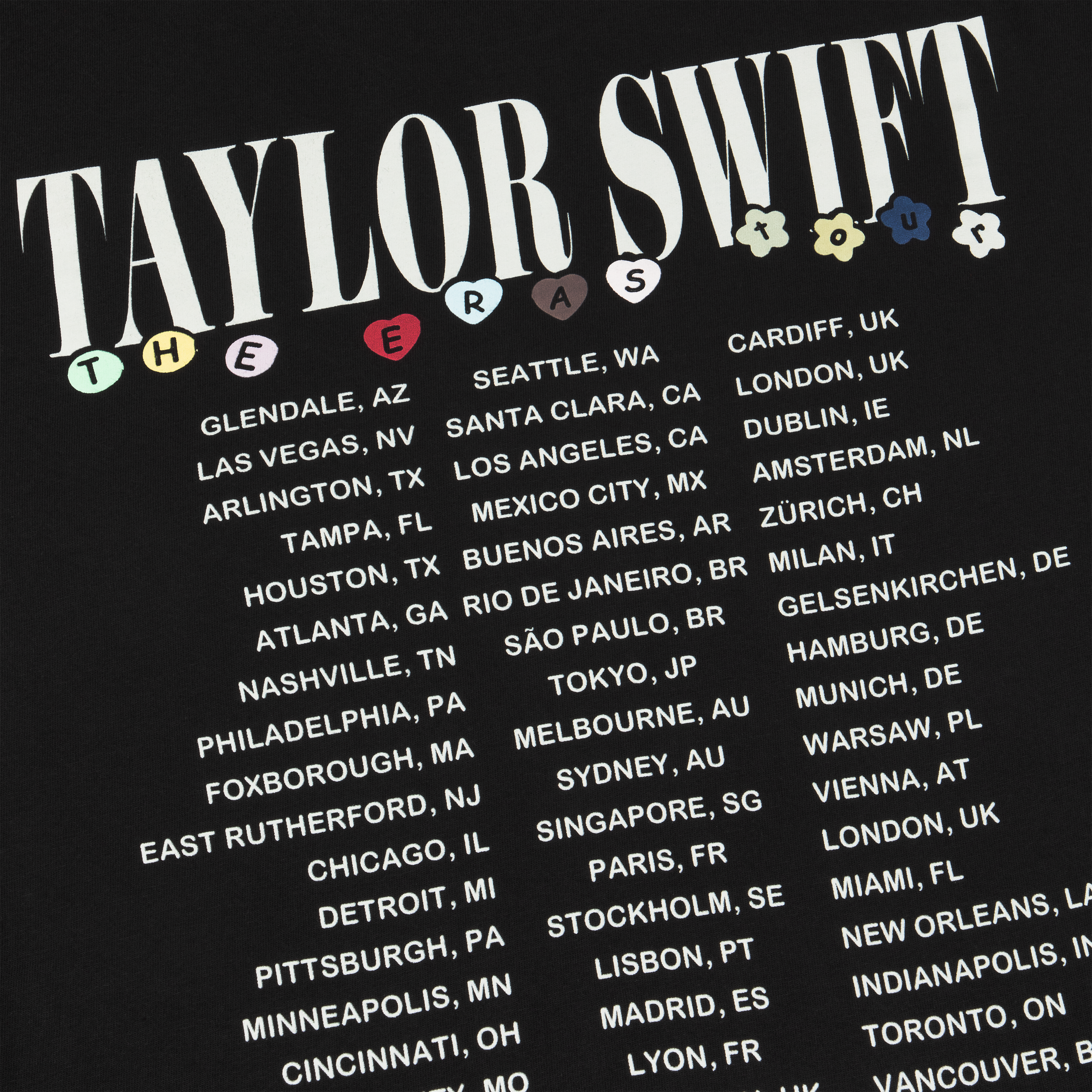 Taylor Swift Taylor Swift | The Eras Tour Heart Hands Oversized Muscle Tank Tank-Top 373220