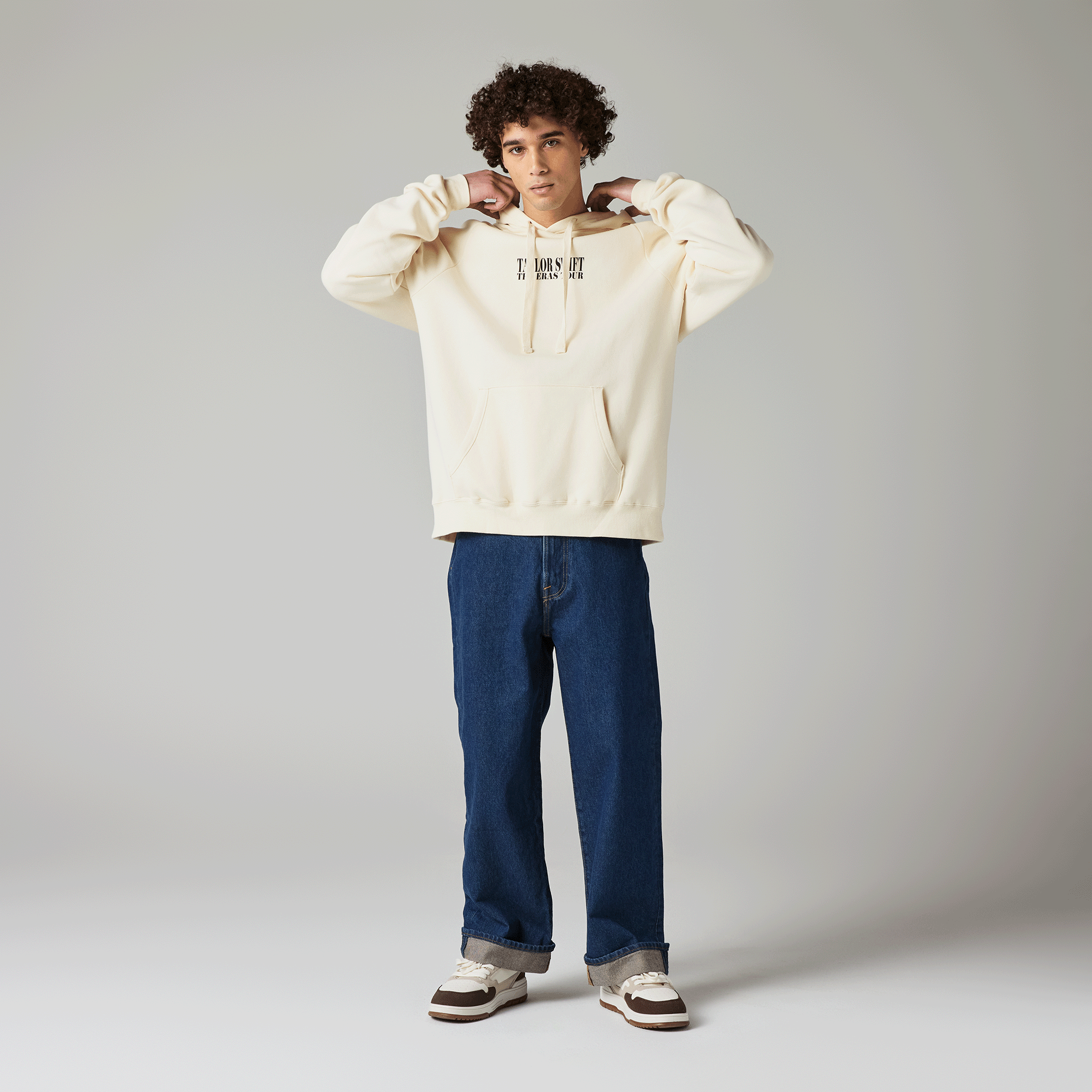 Taylor Swift Taylor Swift The Eras Tour I Beige Hoodie Hoodie 402479