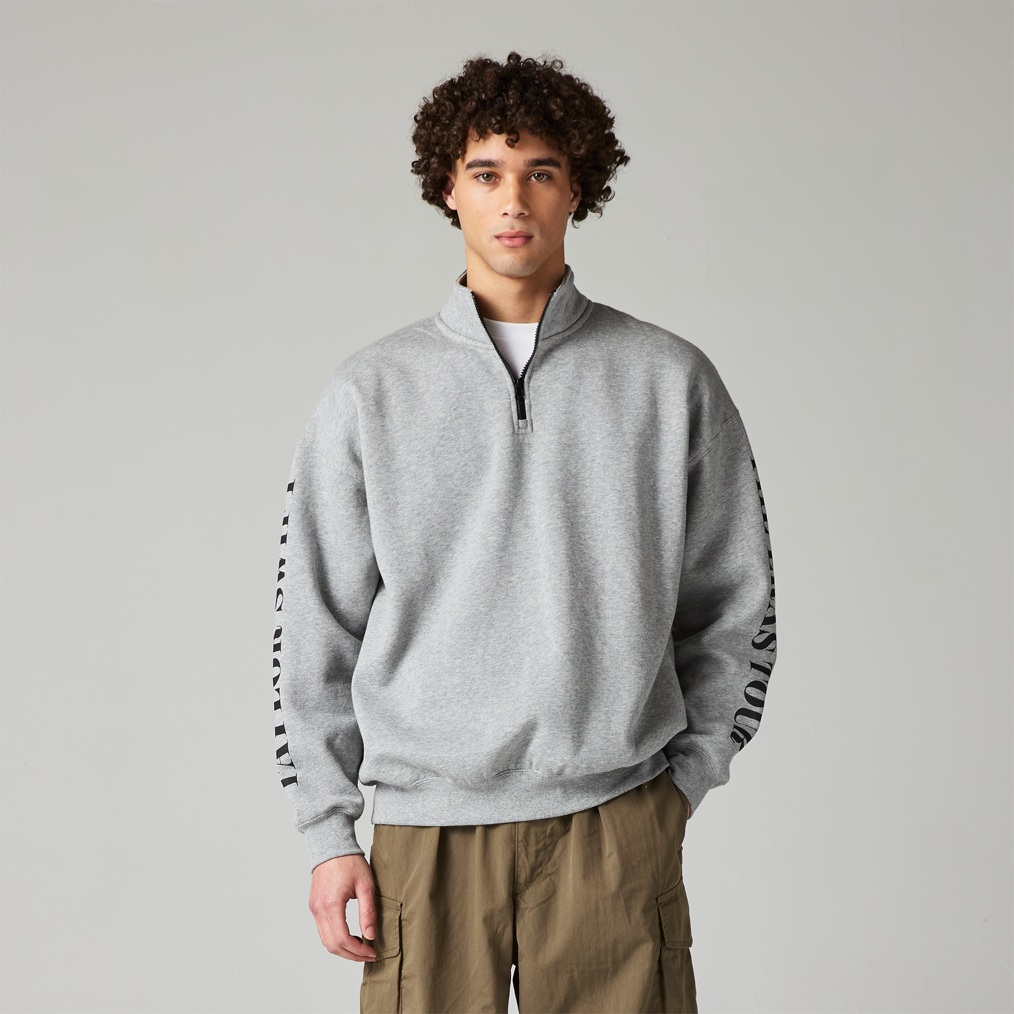 Taylor Swift Taylor Swift The Eras Tour I Gray Quarter Zip Sweatshirt Quarter Zip Sweatshirt 402497