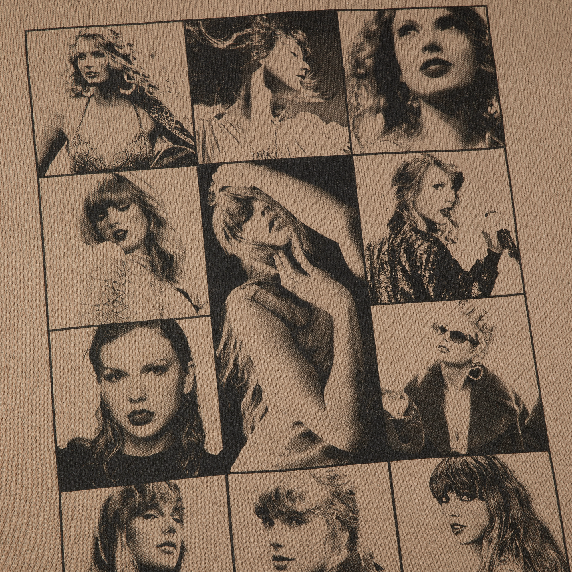 Taylor Swift Taylor Swift The Eras Tour Taupe T-Shirt T-Shirt 360195