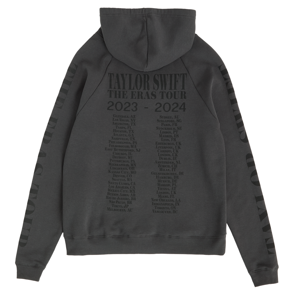 Taylor Swift Taylor Swift | The Eras Tour Through Vancouver I Black Hoodie Hoodie 402449