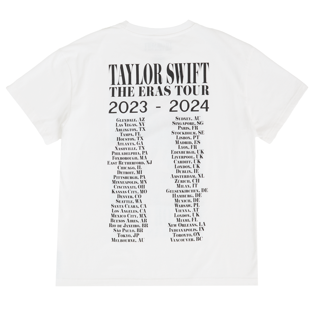 Taylor Swift Taylor Swift | The Eras Tour Through Vancouver I White T-Shirt T-Shirt 402437