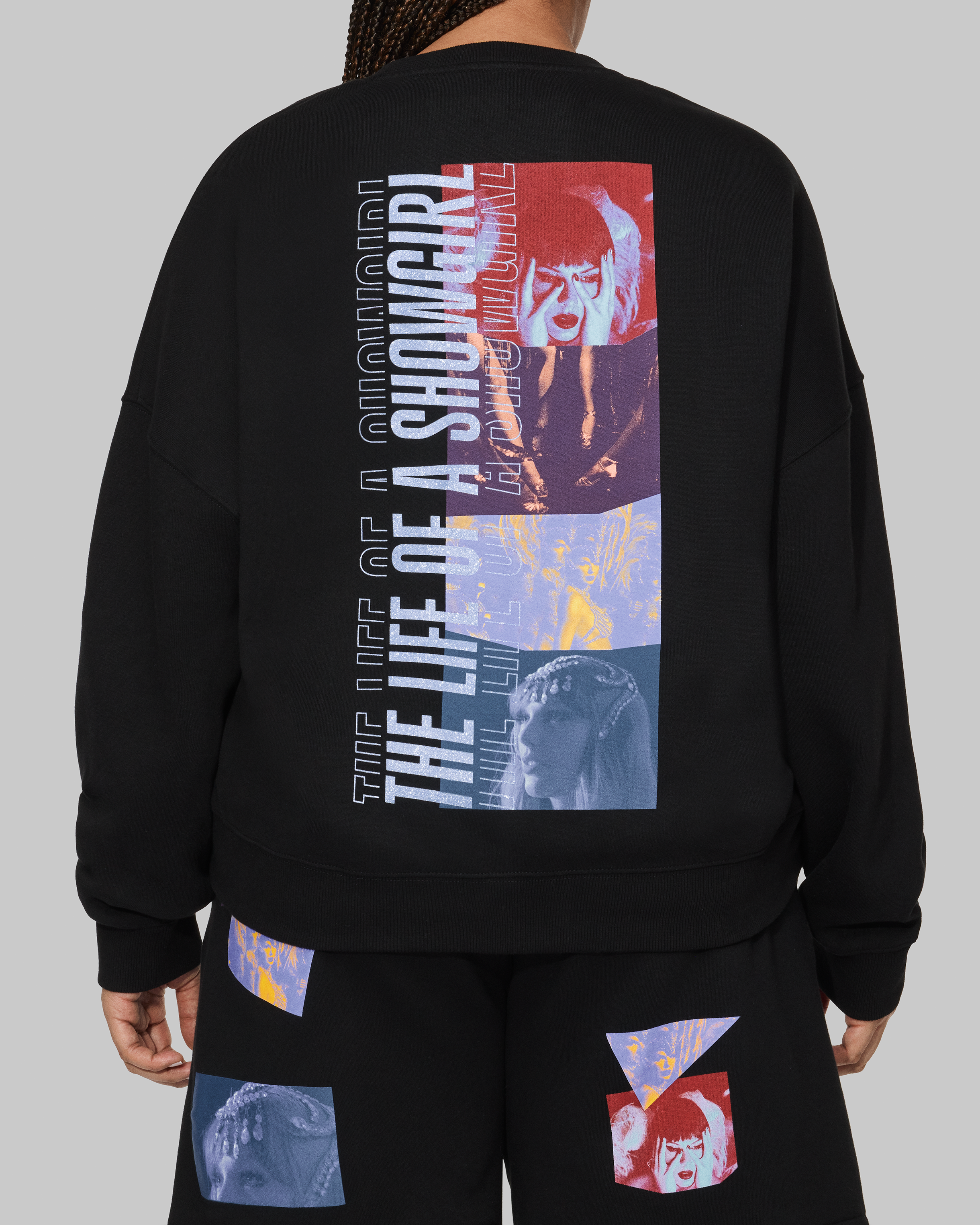 Taylor Swift The Life of a Showgirl Film Strip Black Crewneck Sweatshirt Sweatshirt 423434