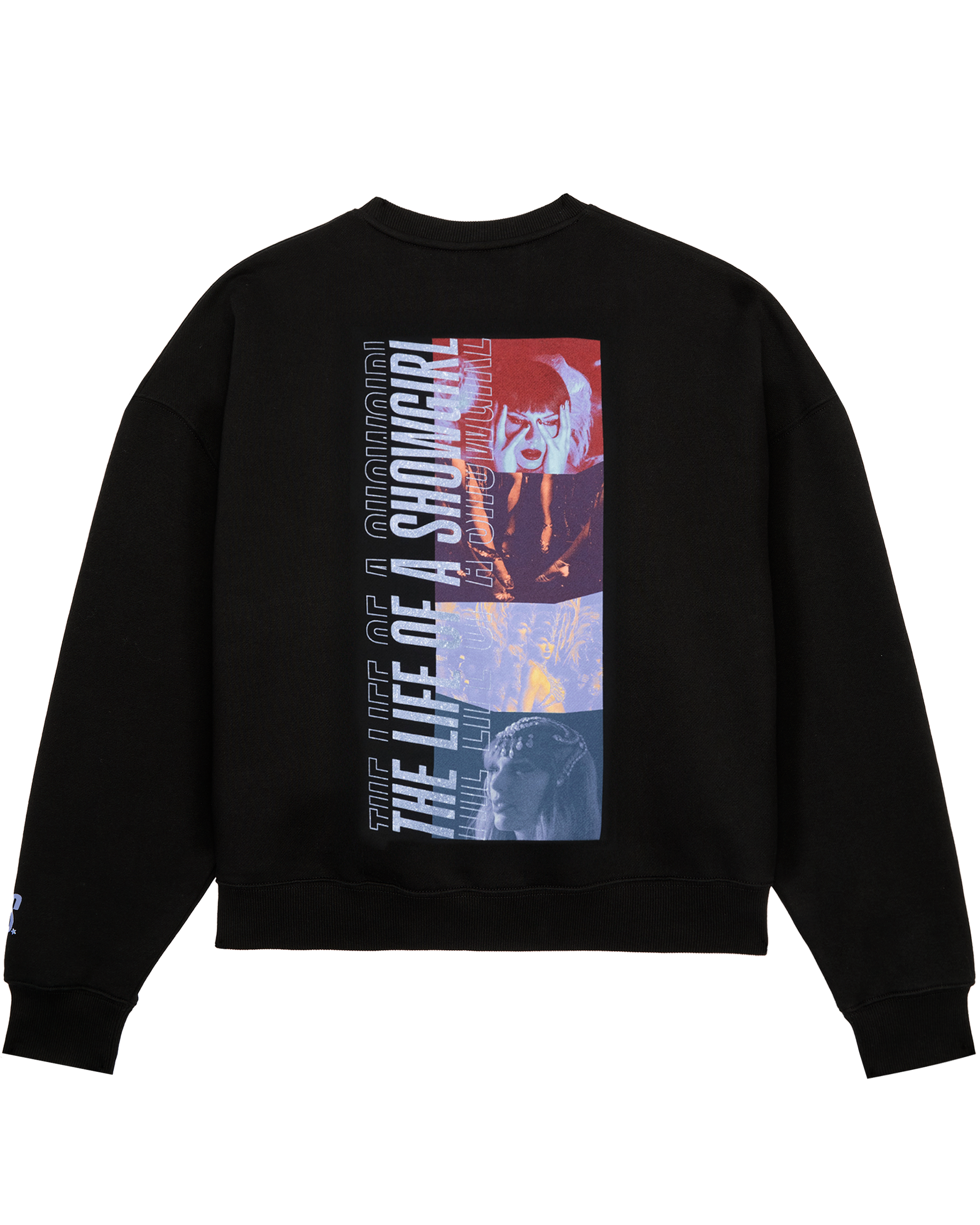 Taylor Swift The Life of a Showgirl Film Strip Black Crewneck Sweatshirt Sweatshirt 423600