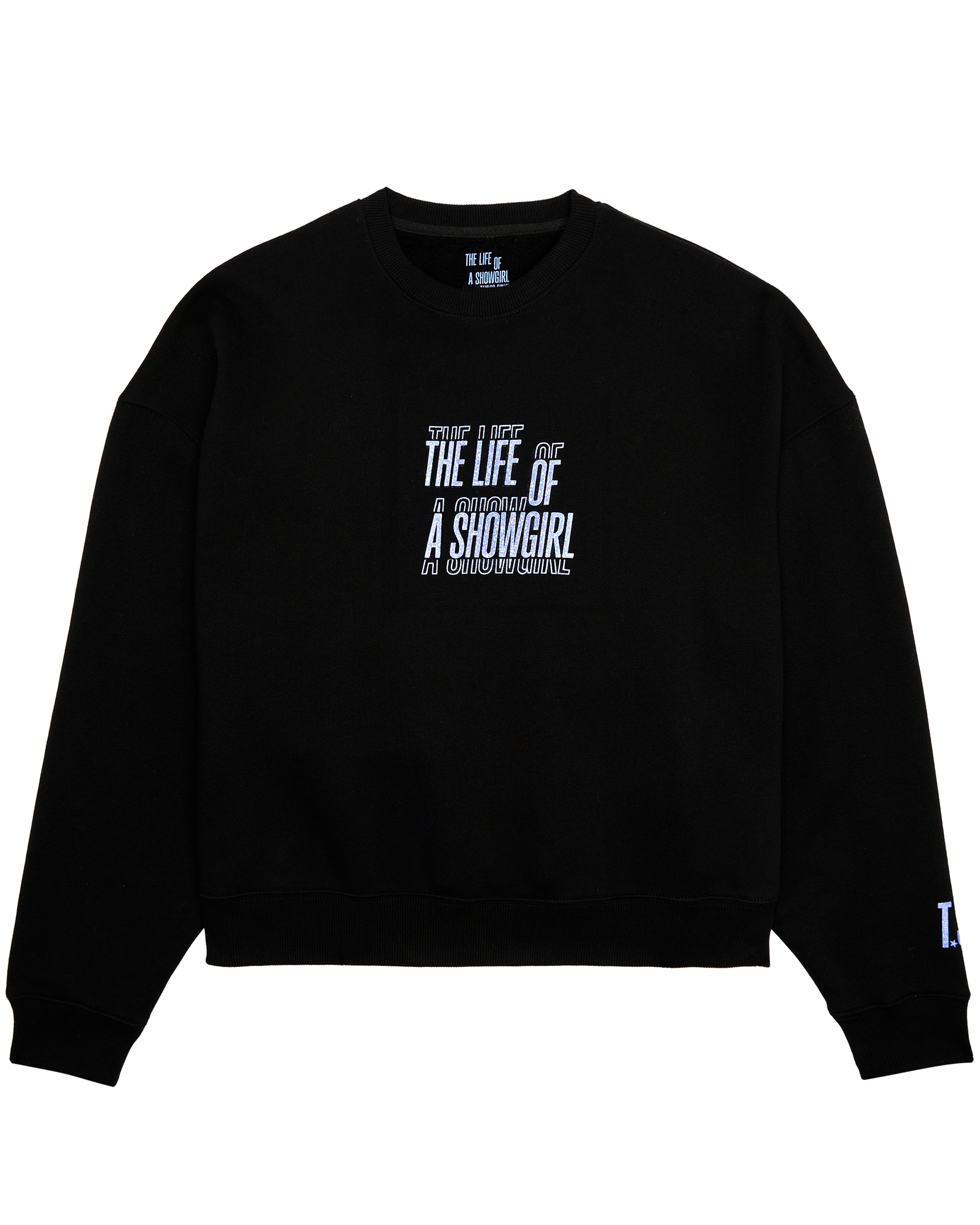 Taylor Swift The Life of a Showgirl Film Strip Black Crewneck Sweatshirt Sweatshirt 423602