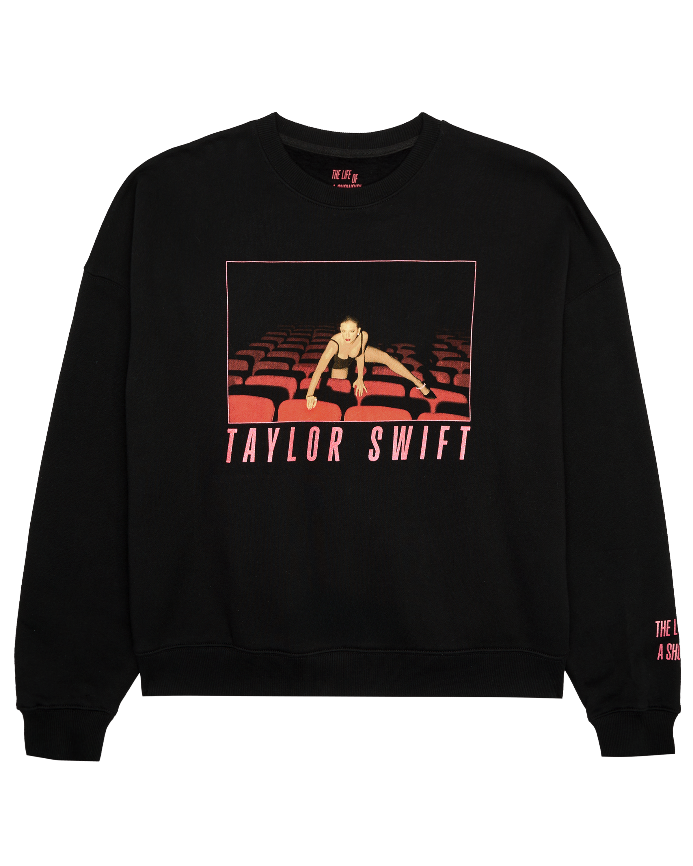 Taylor Swift The Life of a Showgirl It's Frightening Black Crewneck Sweatshirt Sweatshirt 423608