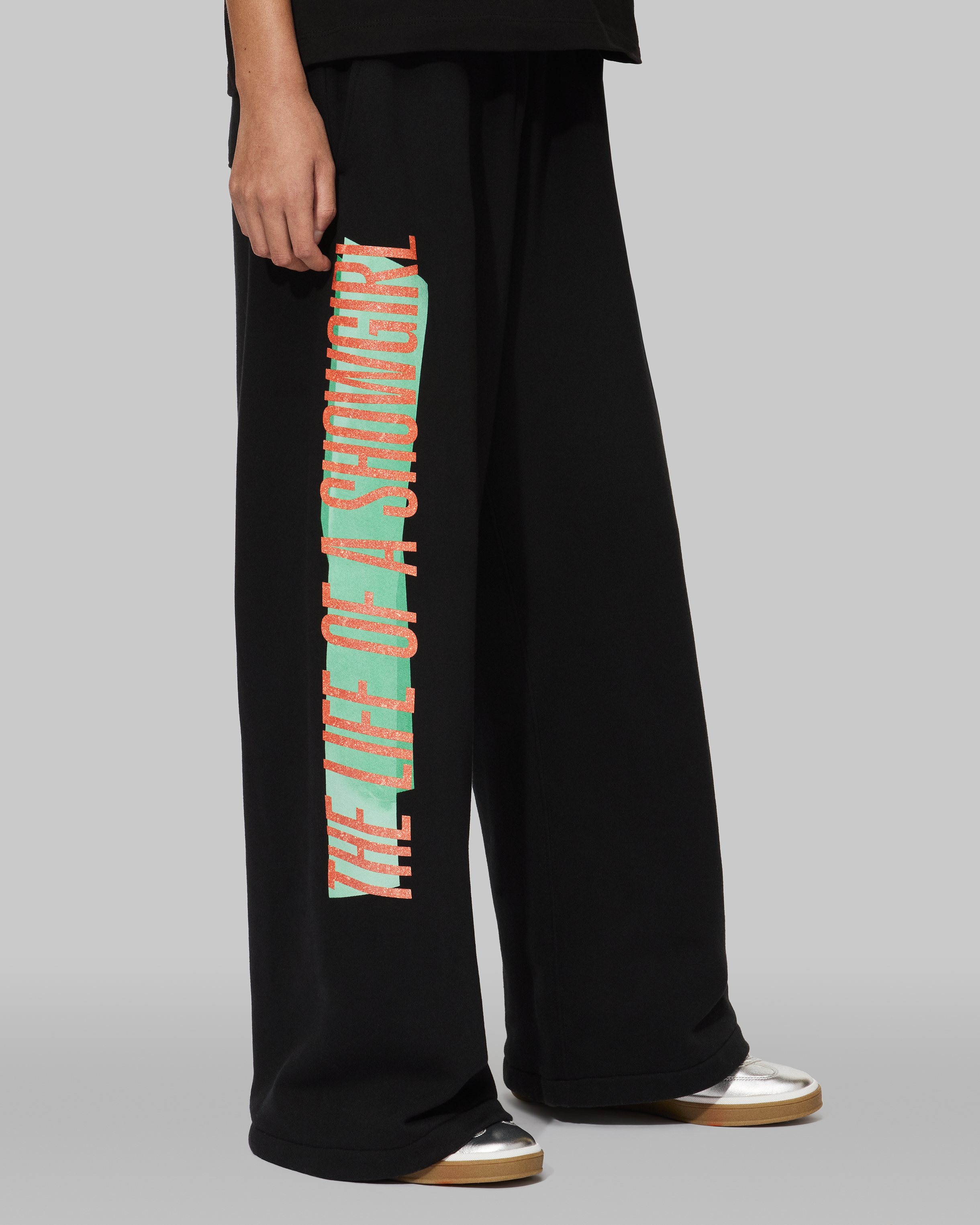 Taylor Swift The Life of a Showgirl Tracklist Black Sweatpants Sweathosen 423508