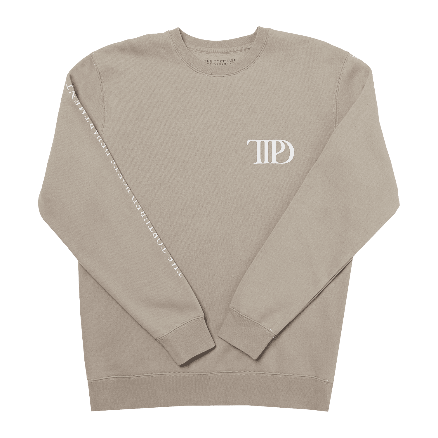 Taylor Swift The Tortured Poets Department Beige Crewneck Crewnecks 361561