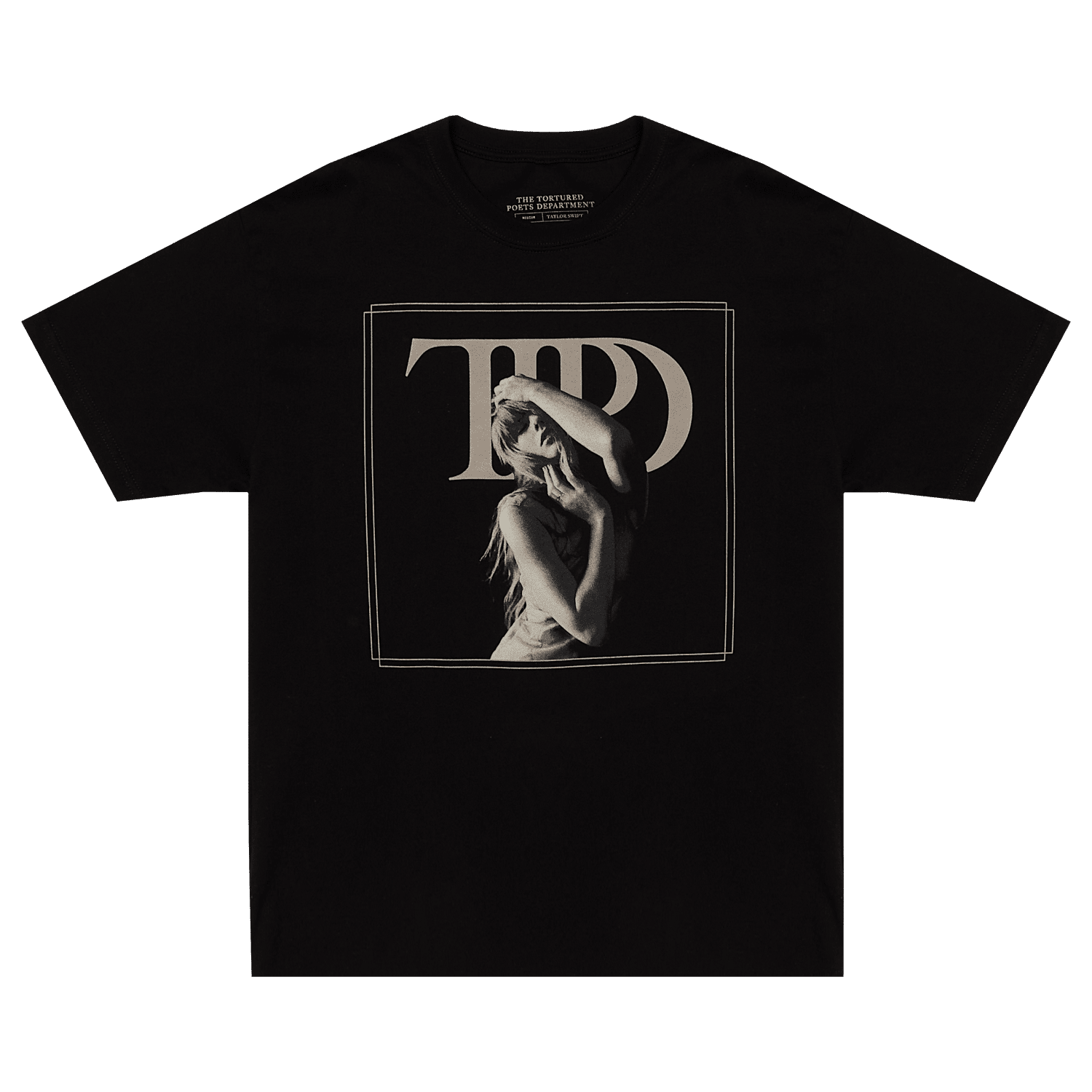Taylor Swift The Tortured Poets Department Black Photo T-Shirt T-Shirts 361594