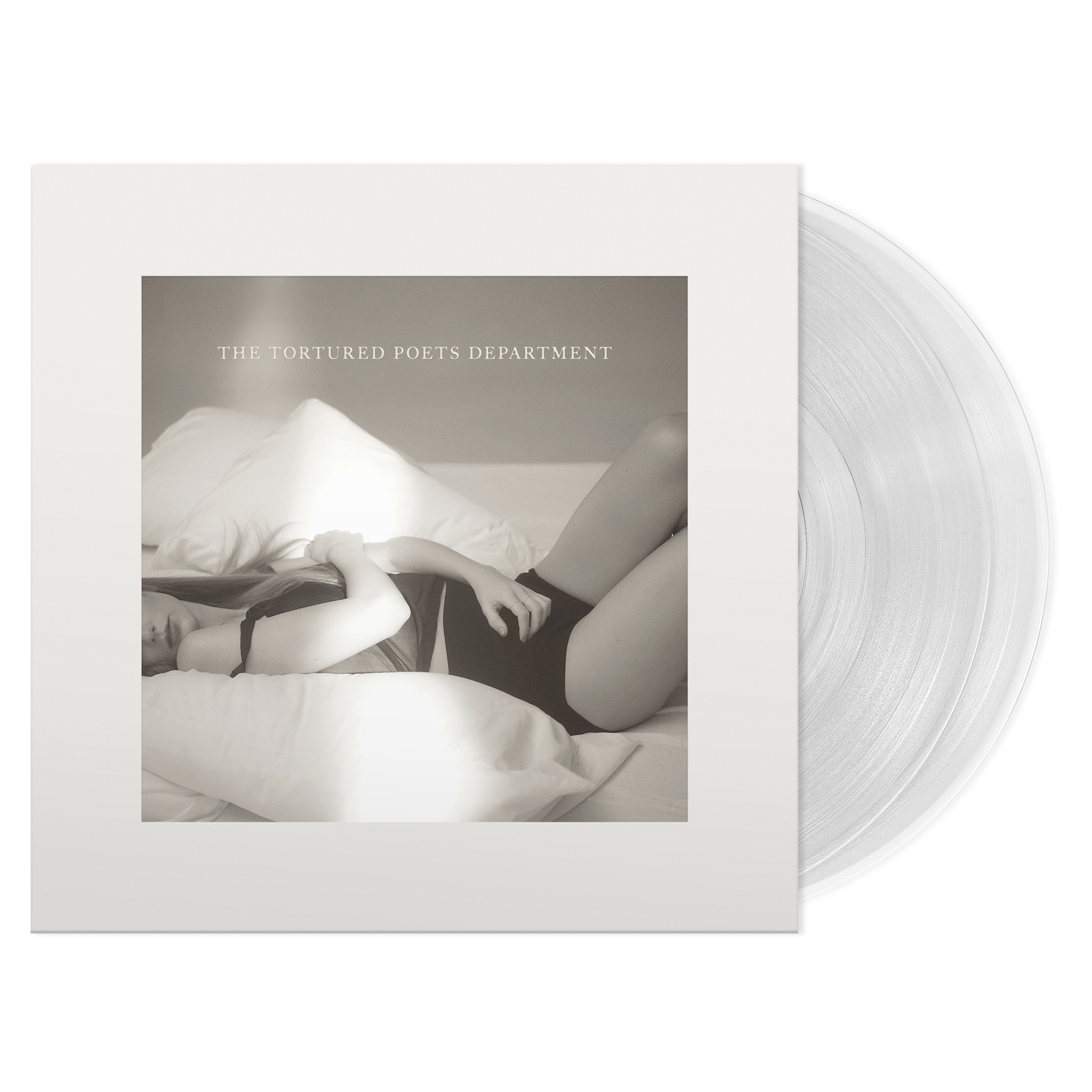 Taylor Swift The Tortured Poets Department Phantom Clear Vinyl + Bonus Track “The Manuscript” Vinyl 351713
