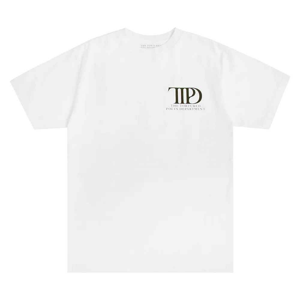 Taylor Swift The Tortured Poets Department White T-Shirt T-Shirts 356379