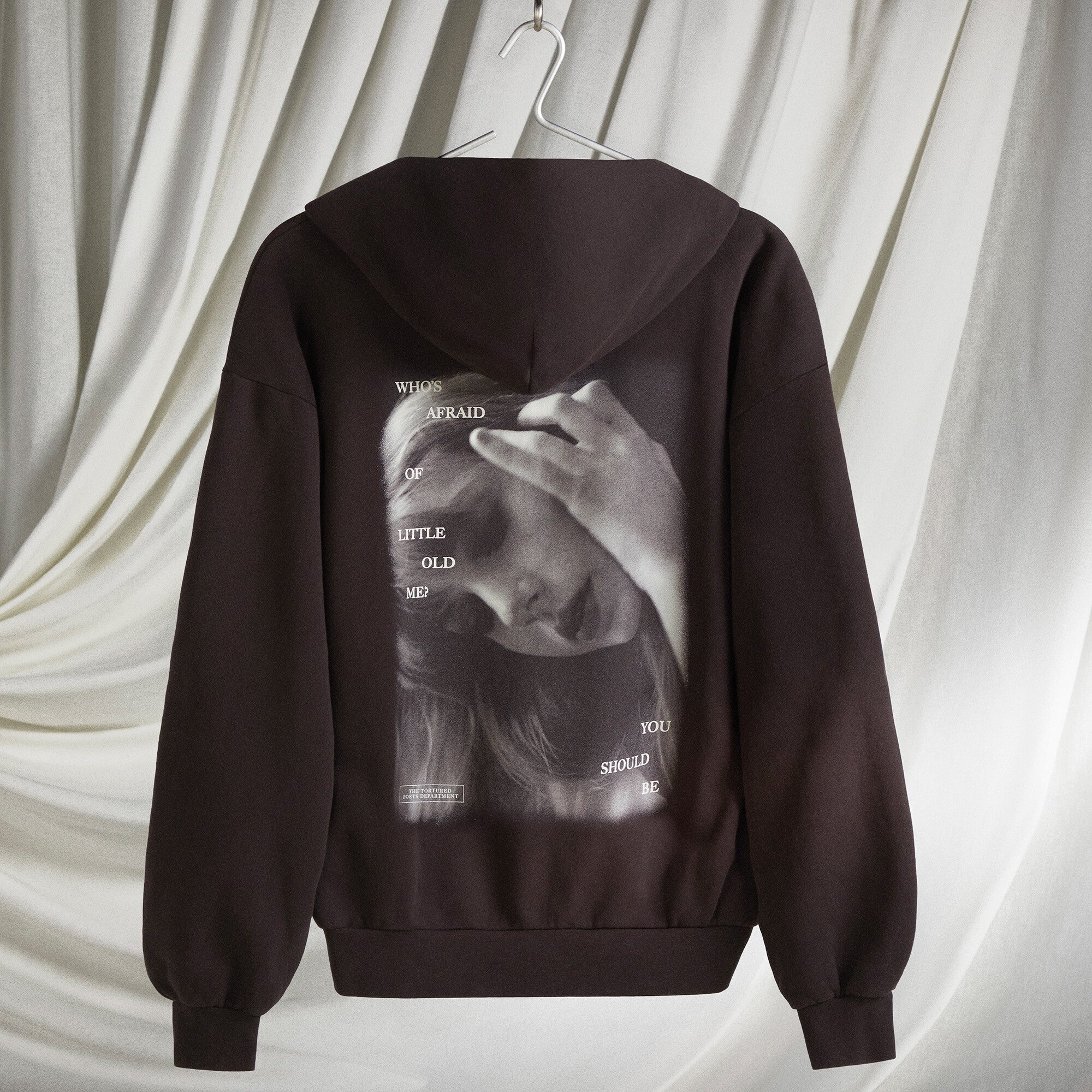 Taylor Swift Who's Afraid Of Little Old Me? Dark Brown Hoodie Hoodies 366353